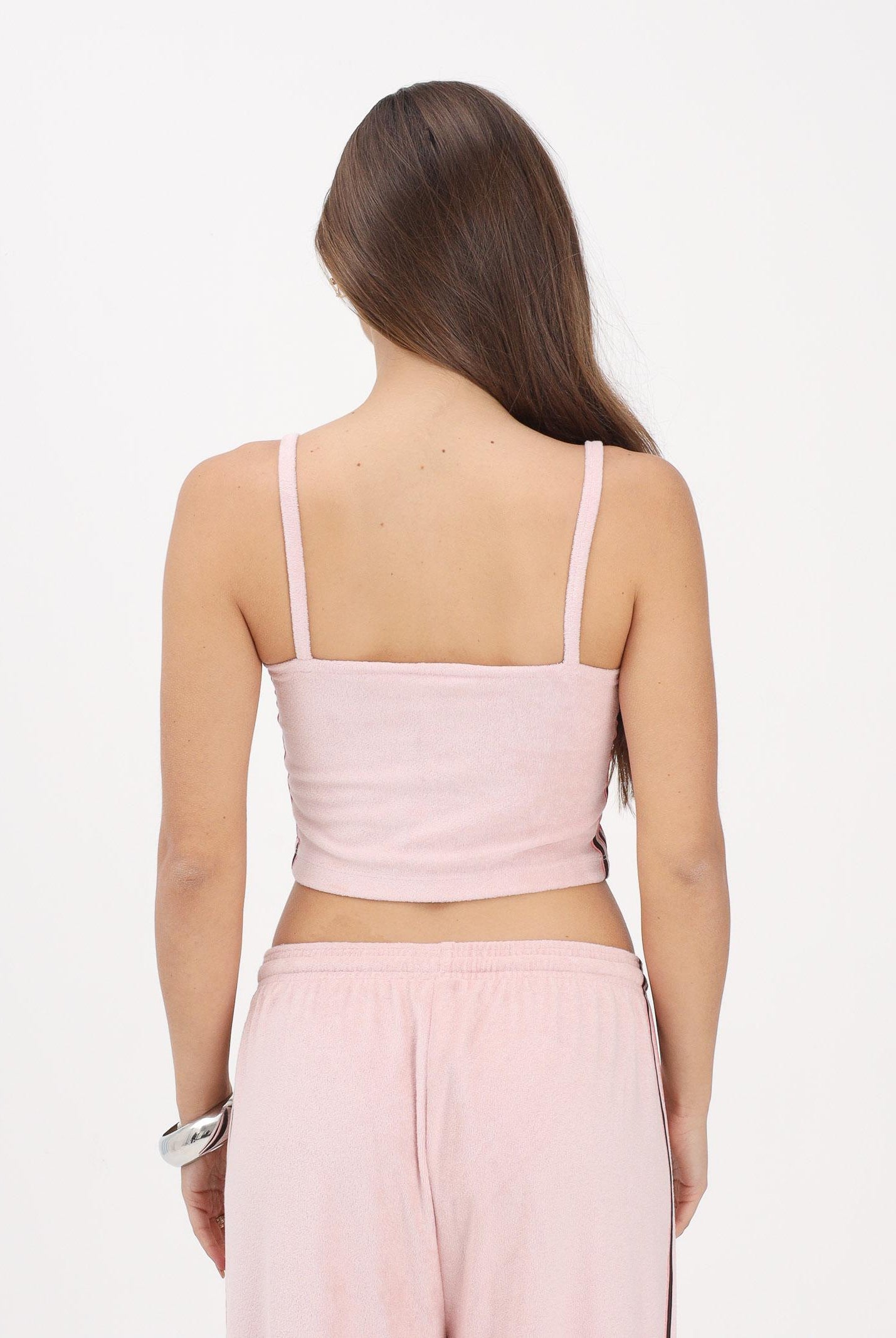 ADIDAS ORIGINALS Top TERRY TOWEL rosa da donna KD1404 . ADIDAS ORIGINALS