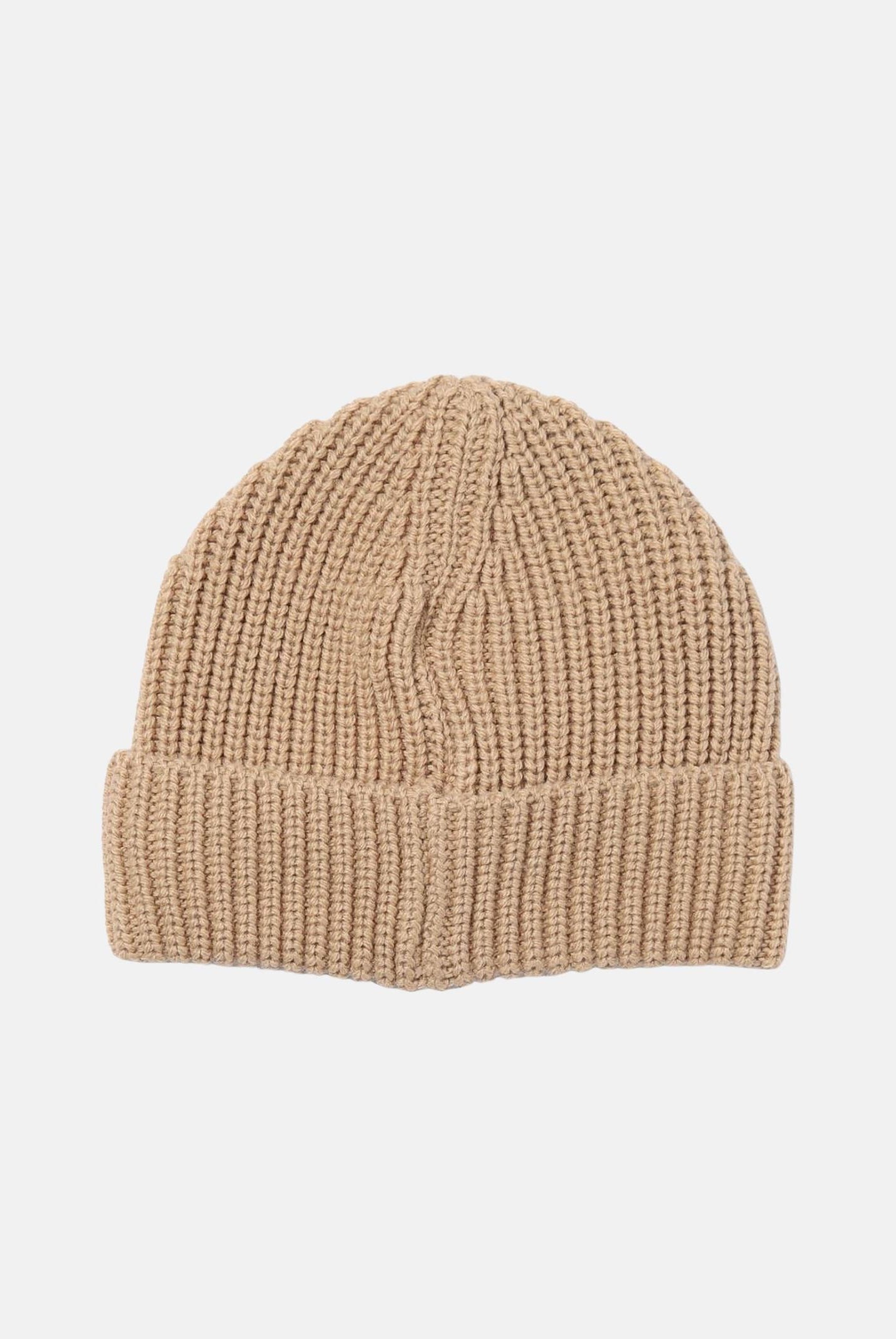 BARROW Berretto di lana beige per uomo e donna con patch logo F5BWUAHT094 307 BARROW