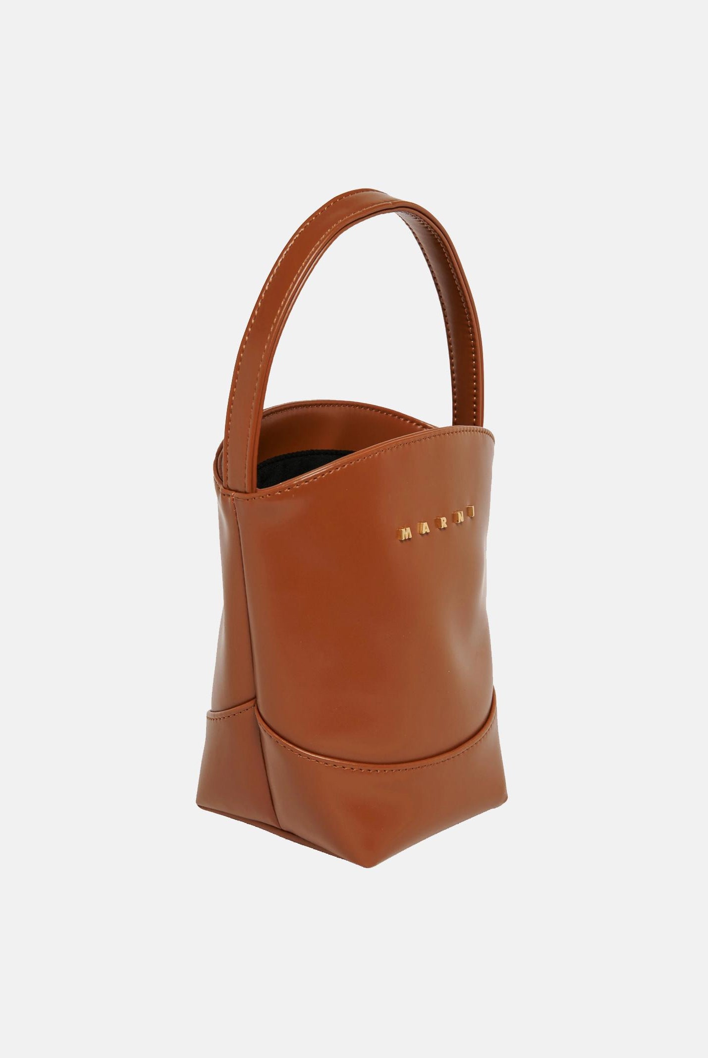 MARNI Borsa a mano Flower Basket marrone da donna M01820M00TK 0M704 MARNI