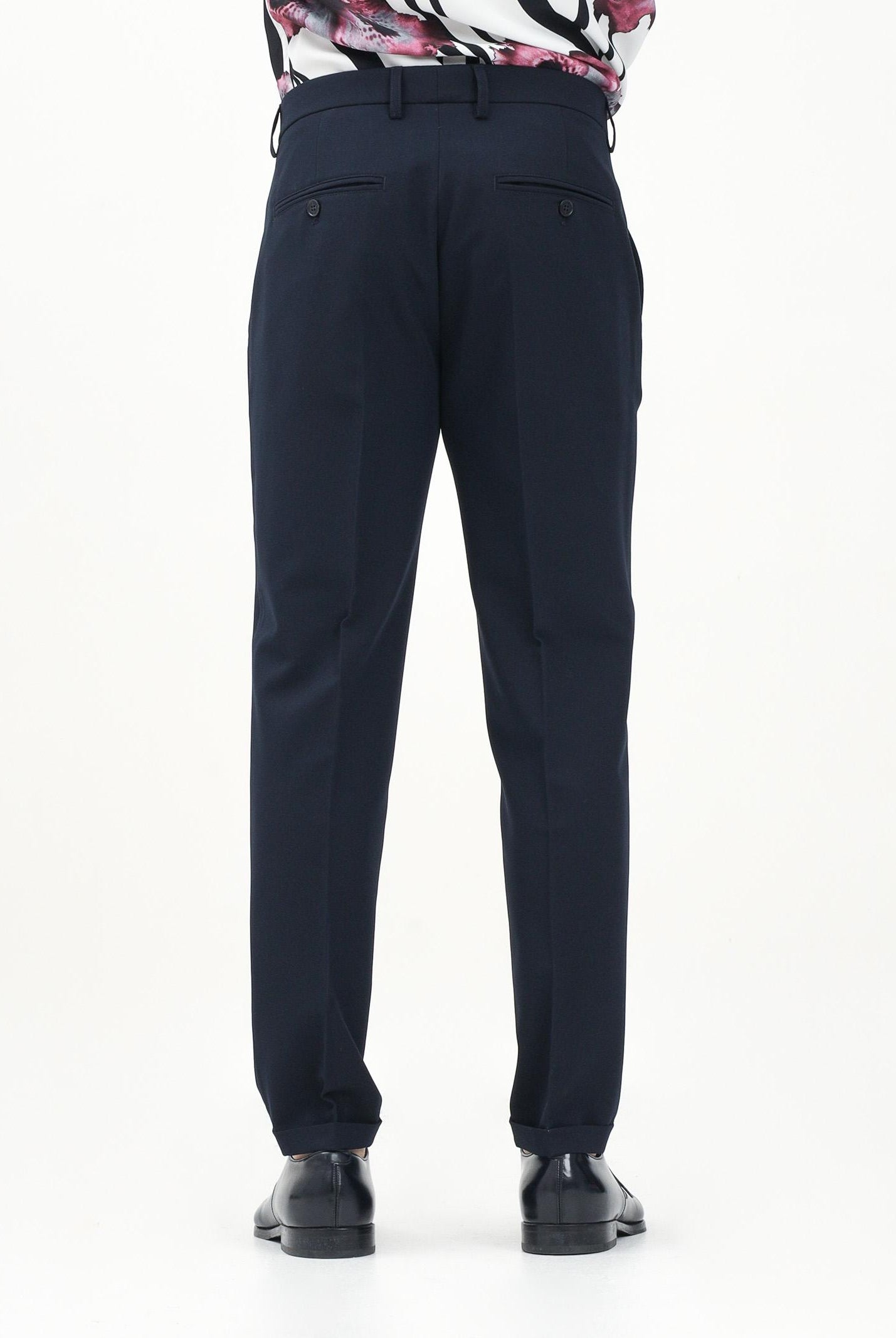 PATRIZIA PEPE Pantalone elegante blu da uomo 5PA429A498 C382 PATRIZIA PEPE