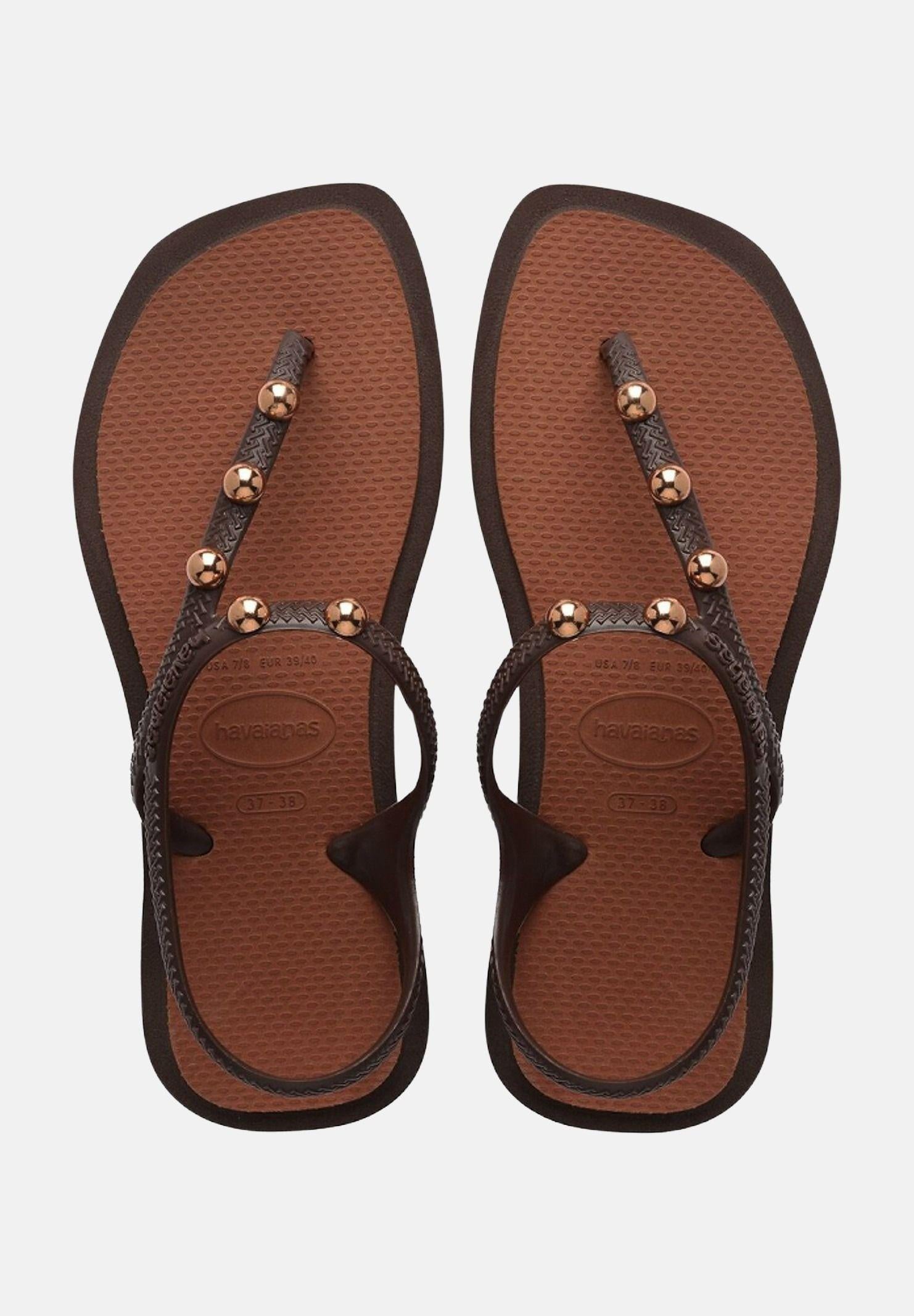 HAVAIANAS Sandali Flash Fusion marroni da donna 4150244 7909 HAVAIANAS