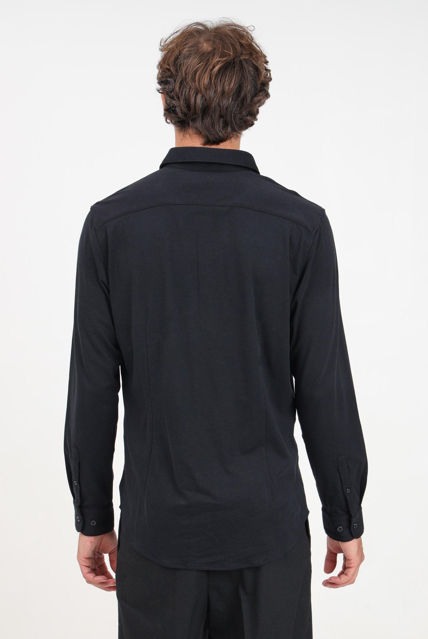 SELECTED HOMME Camicia a manica lunga nera da uomo 16094593 Black SELECTED HOMME