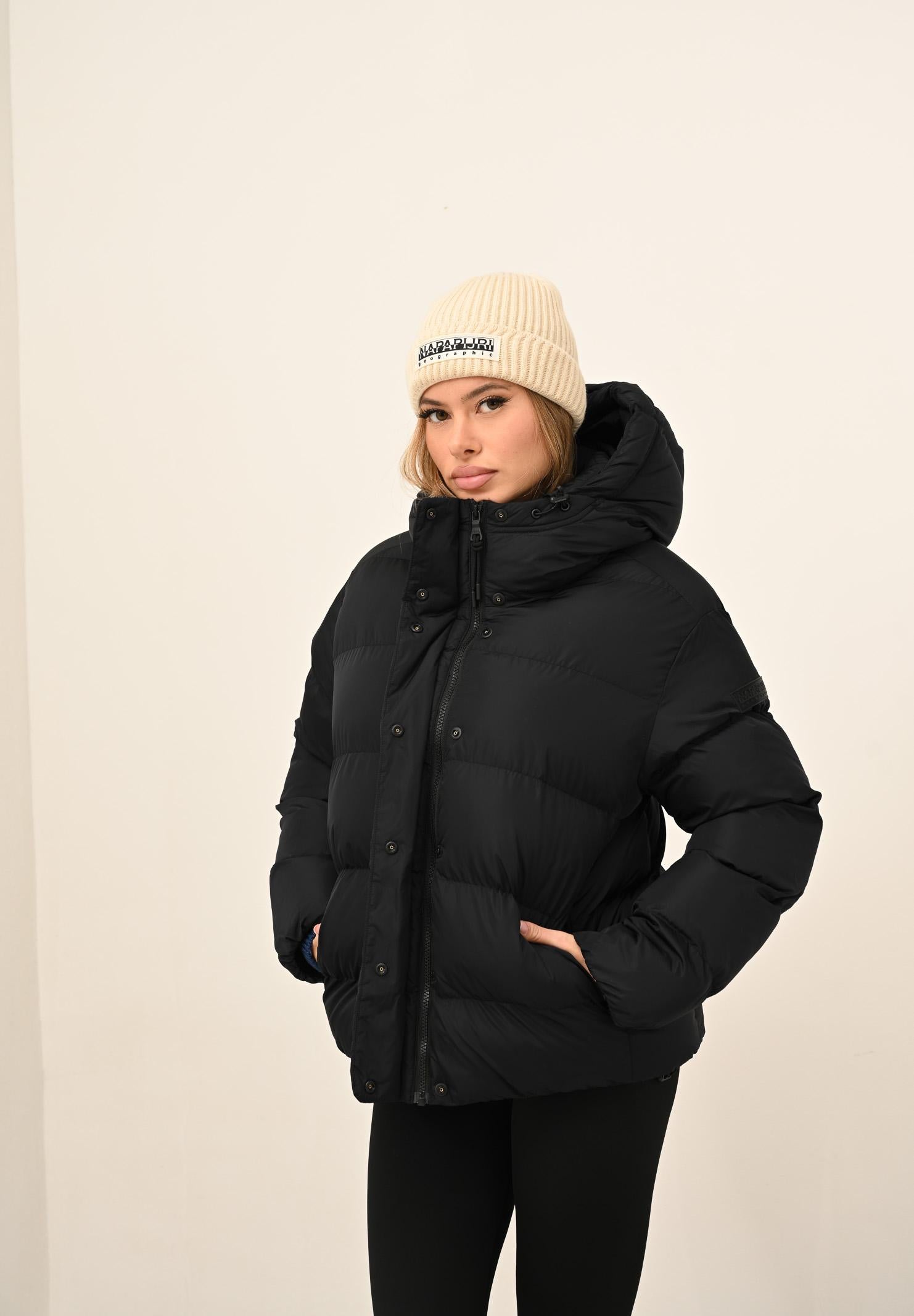 NAPAPIJRI Piumino Glane nero da donna NP0A88Z44001 . NAPAPIJRI