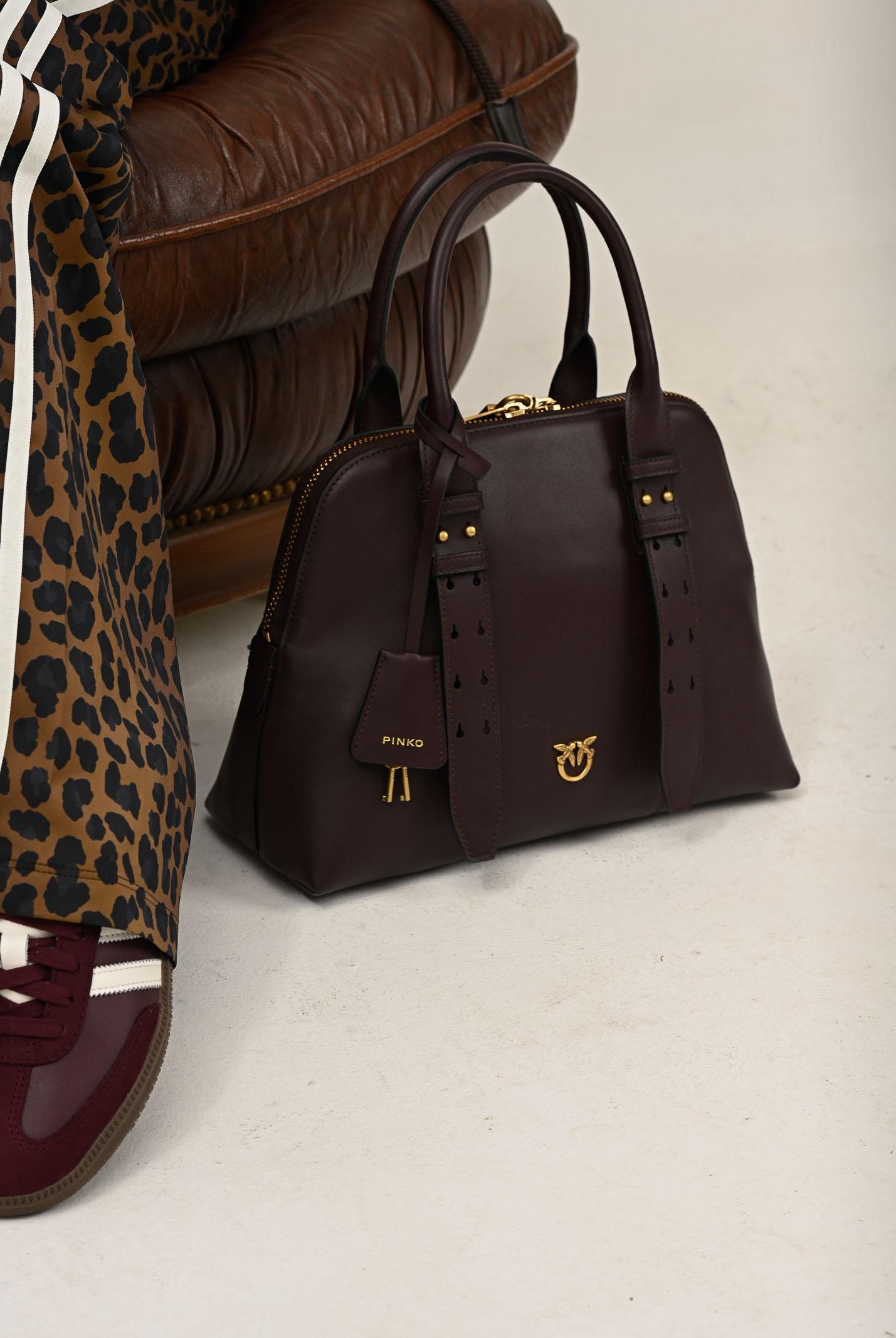 PINKO Borsa a mano Escape bordeaux da donna 105906A0QO LA7Q PINKO