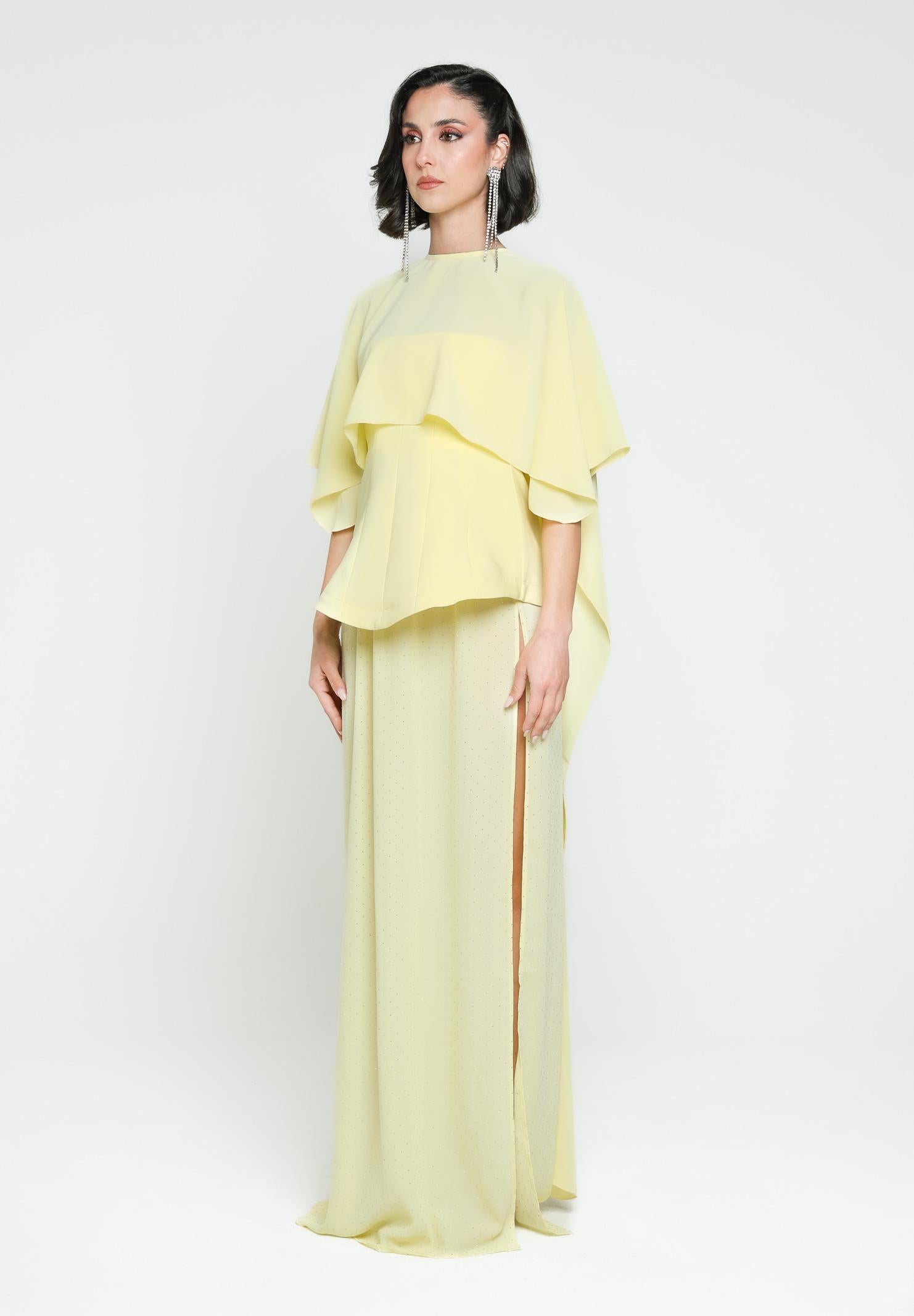SANTAS Stola ÉCLAIR gialla da donna PV2507 GIALLO SANTAS