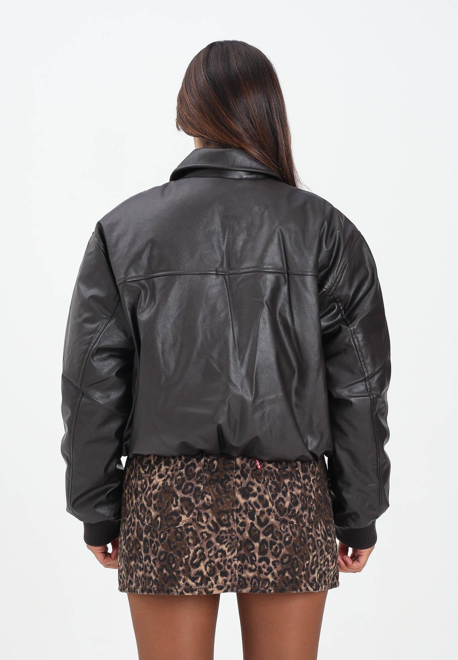 ONLY Giubbotto in ecopelle marrone da donna 15349548 ChocolateTorte ONLY