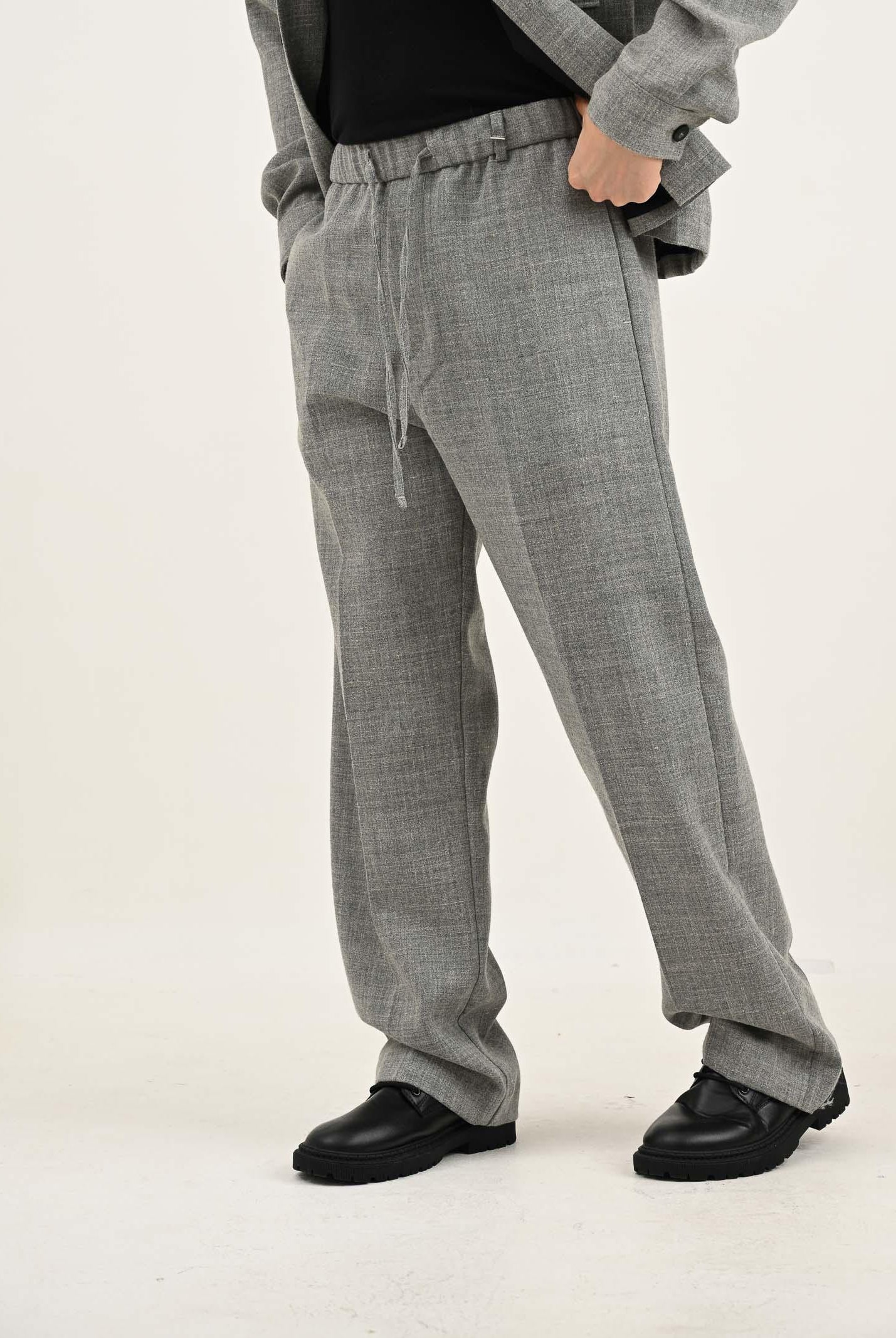 I'M BRIAN Pantalone grigio mélange da uomo PA3502 GRIG I'M BRIAN