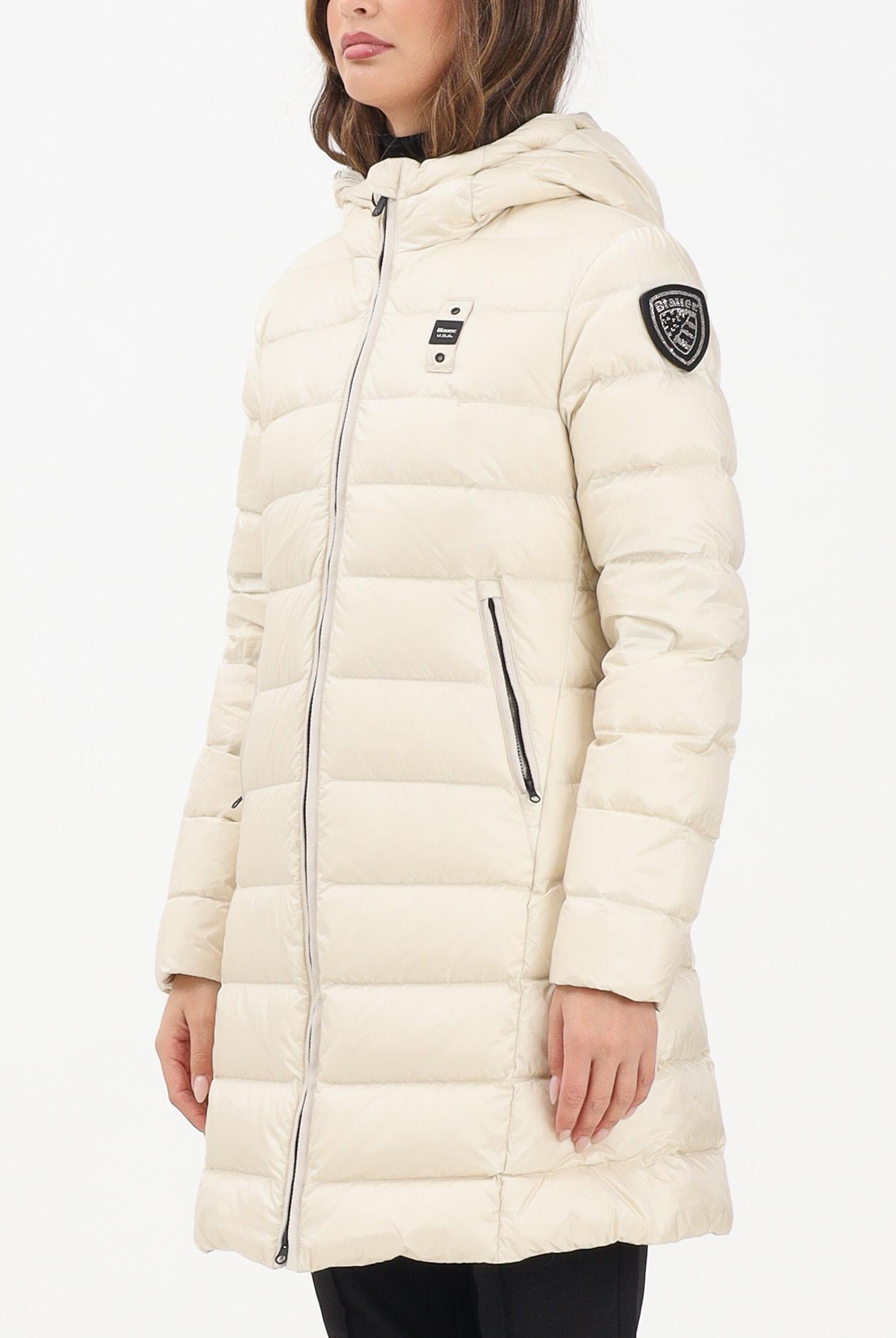 BLAUER Piumino lungo KRISTIN panna da donna 25WBLDK03103-006047 907GG BLAUER
