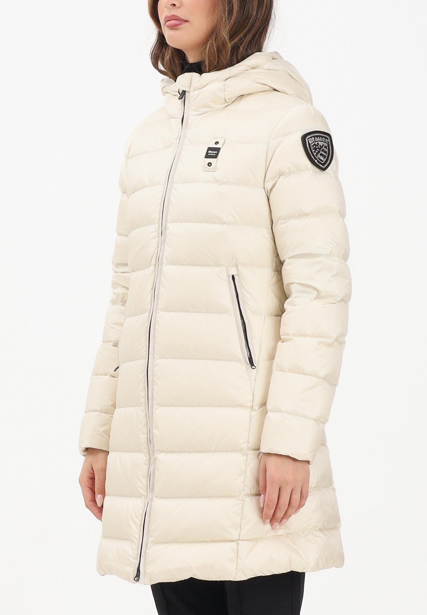 BLAUER Piumino lungo KRISTIN panna da donna 25WBLDK03103-006047 907GG BLAUER