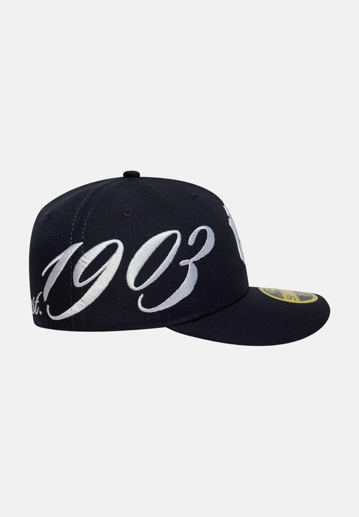 NEW ERA Cappello con visiera 59FIFTY Fitted Low Profile New York Yankees MLB Est Script blu da uomo 60771833 . NEW ERA