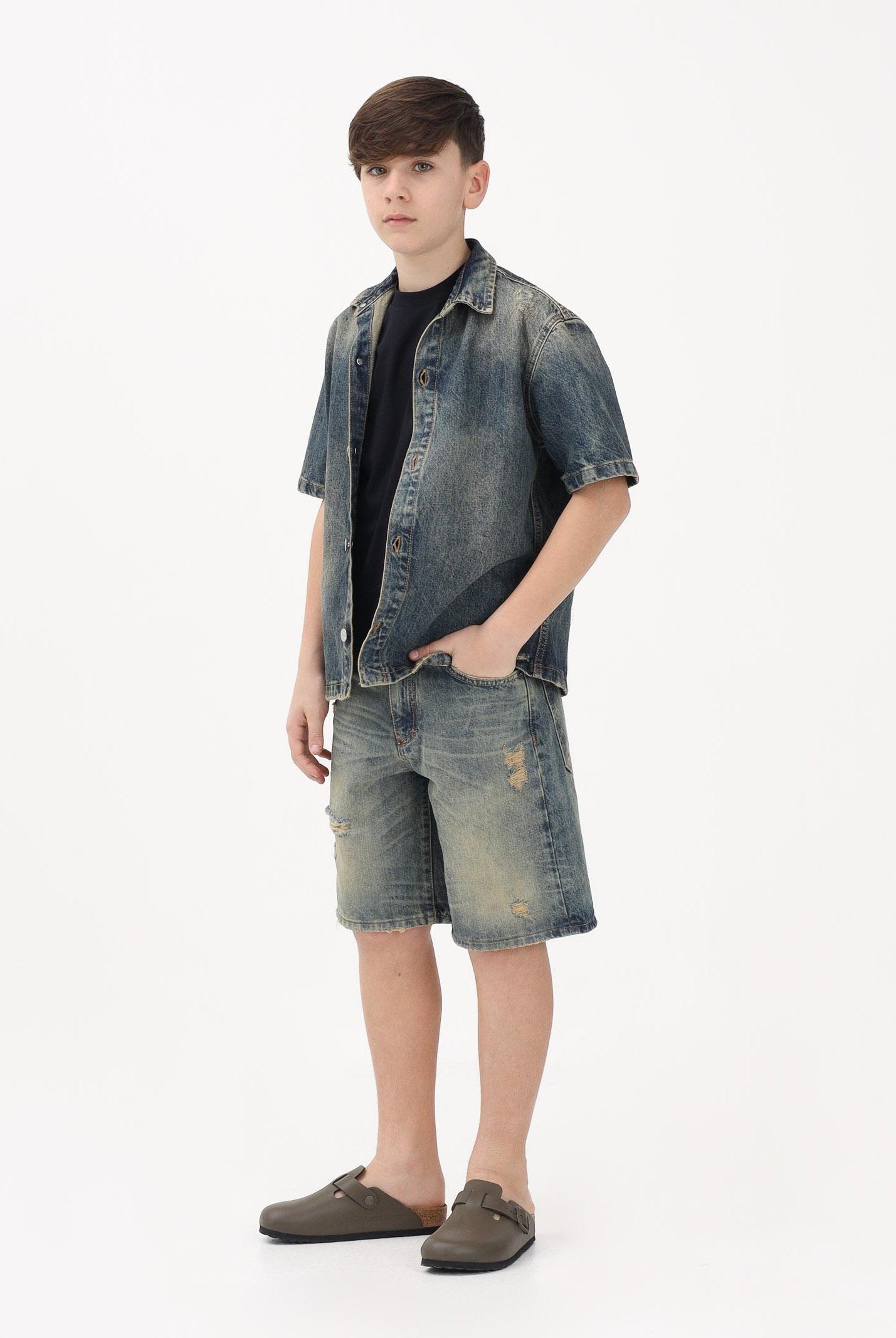 I'M BRIAN Shorts in denim vintage da bambino KEVINJL126 L126 I'M BRIAN