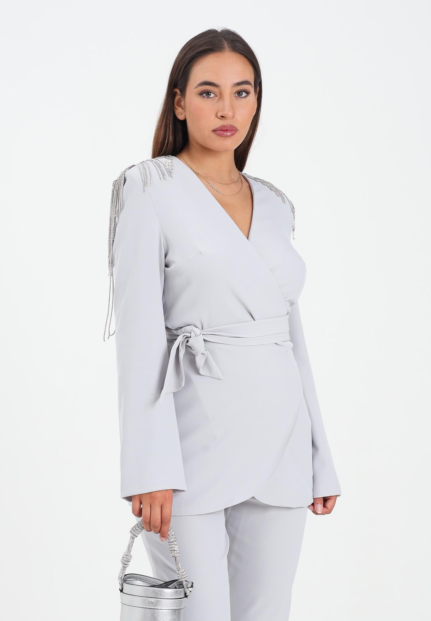 ALMA SANCHEZ Giacca Macea grigia da donna AS2526101TF 902 ALMA SANCHEZ