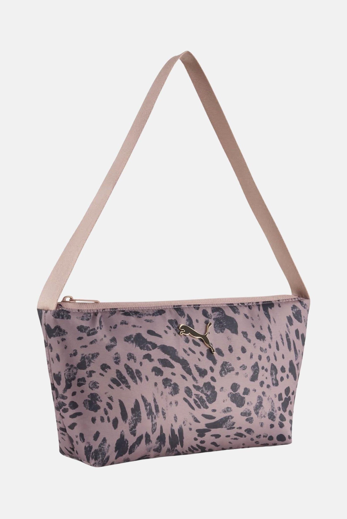 PUMA Borsa a spalla rosa da donna con stampa Leo 092336 08 PUMA