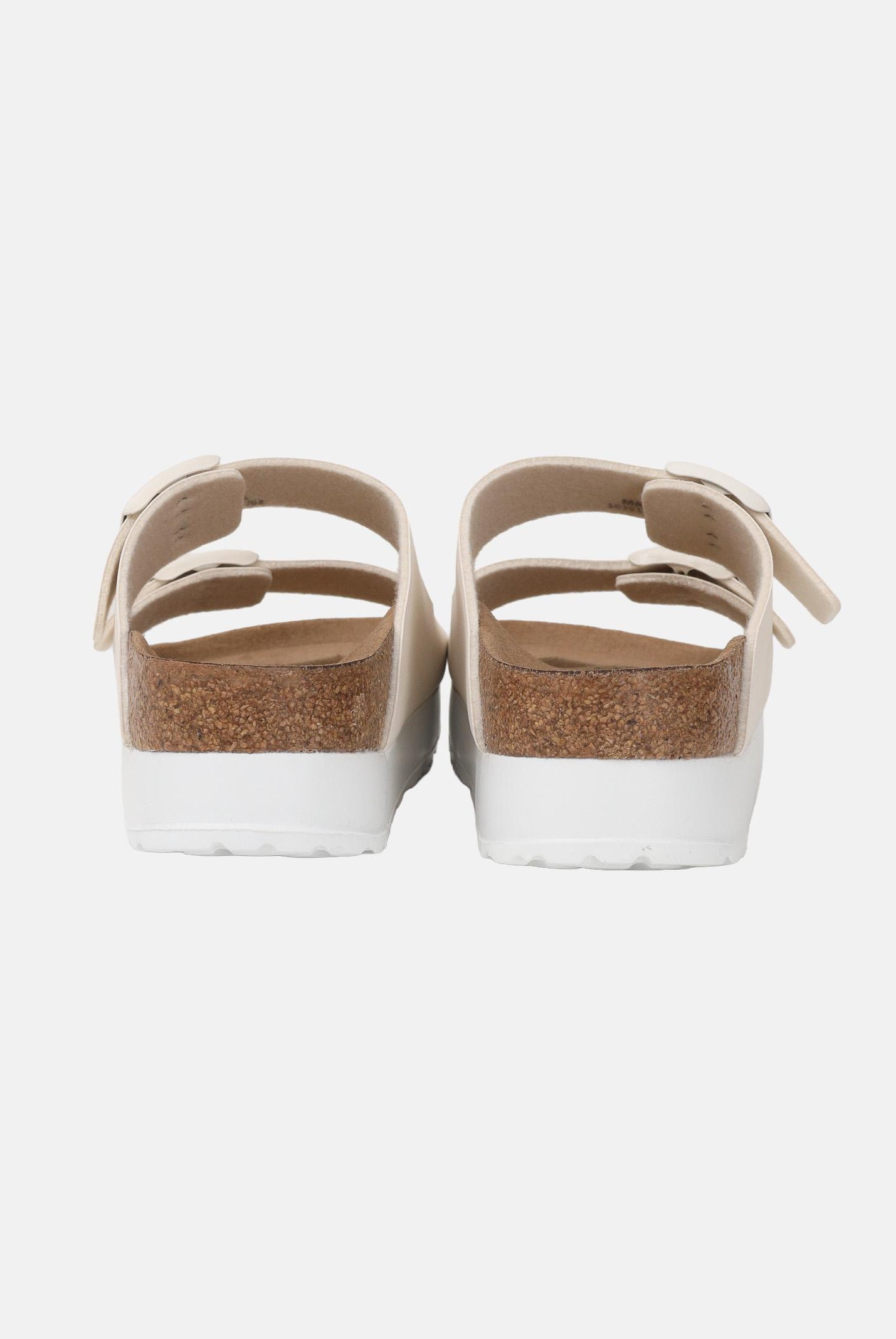 BIRKENSTOCK Ciabatte Arizona PAP Flex Platform panna da donna 1029127 . BIRKENSTOCK