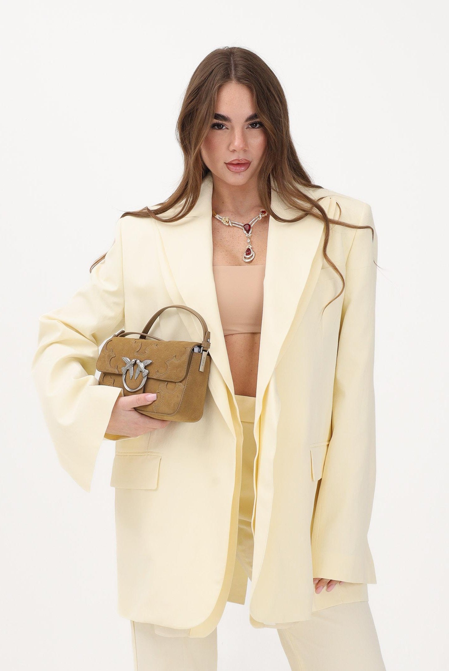 SPORTMAX Giacca SPSTENUTA giallo chiaro da donna 2612041033600 001 SPORTMAX