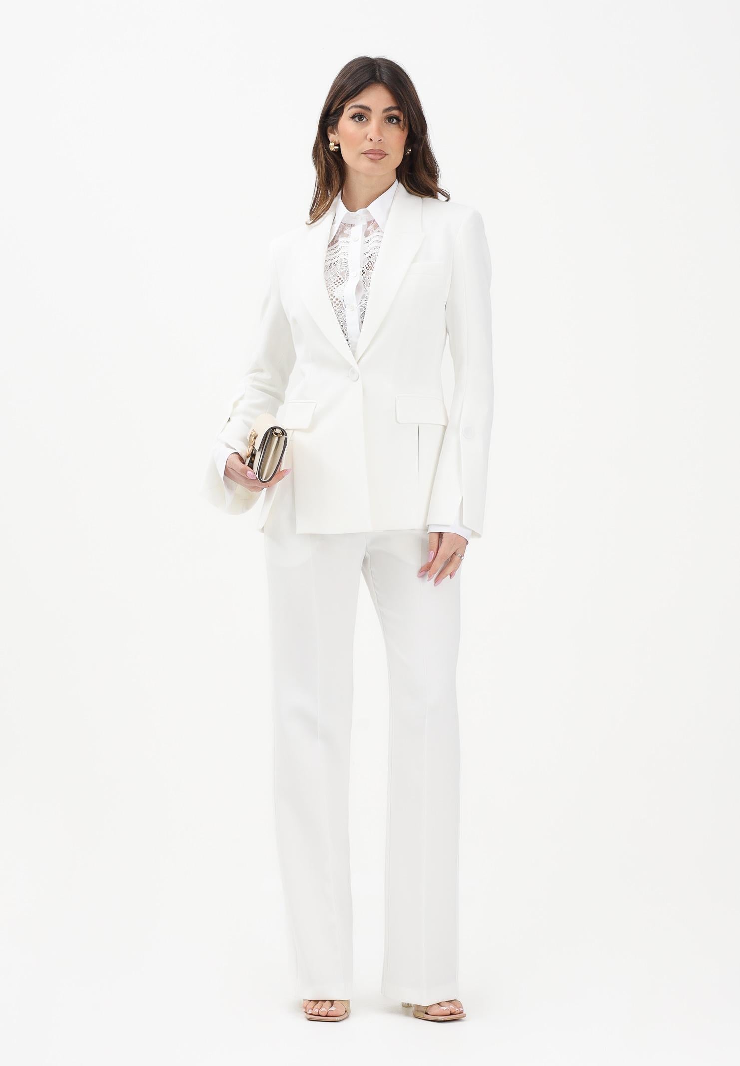 PINKO Pantalone elegante EUCALIPTO bianco da donna 106632A32Z Z07 PINKO