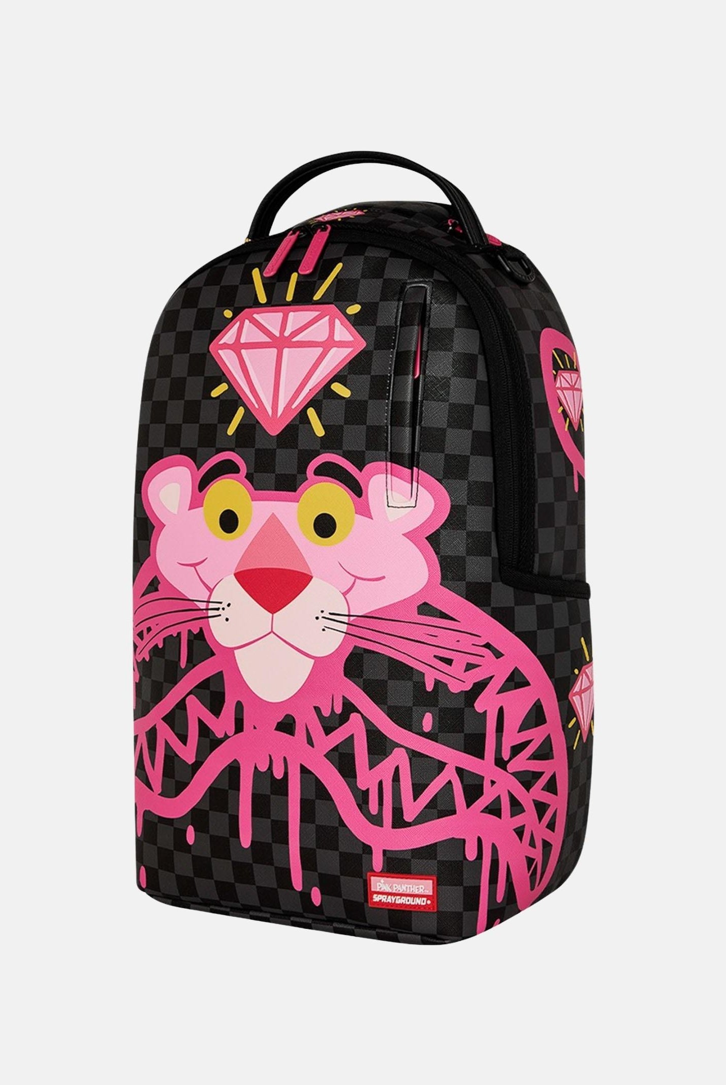 SPRAYGROUND Zaino PINK PANTHER DRIPPY DIAMONDS DLXSV nero per uomo e donna 910B8790NSZ . SPRAYGROUND