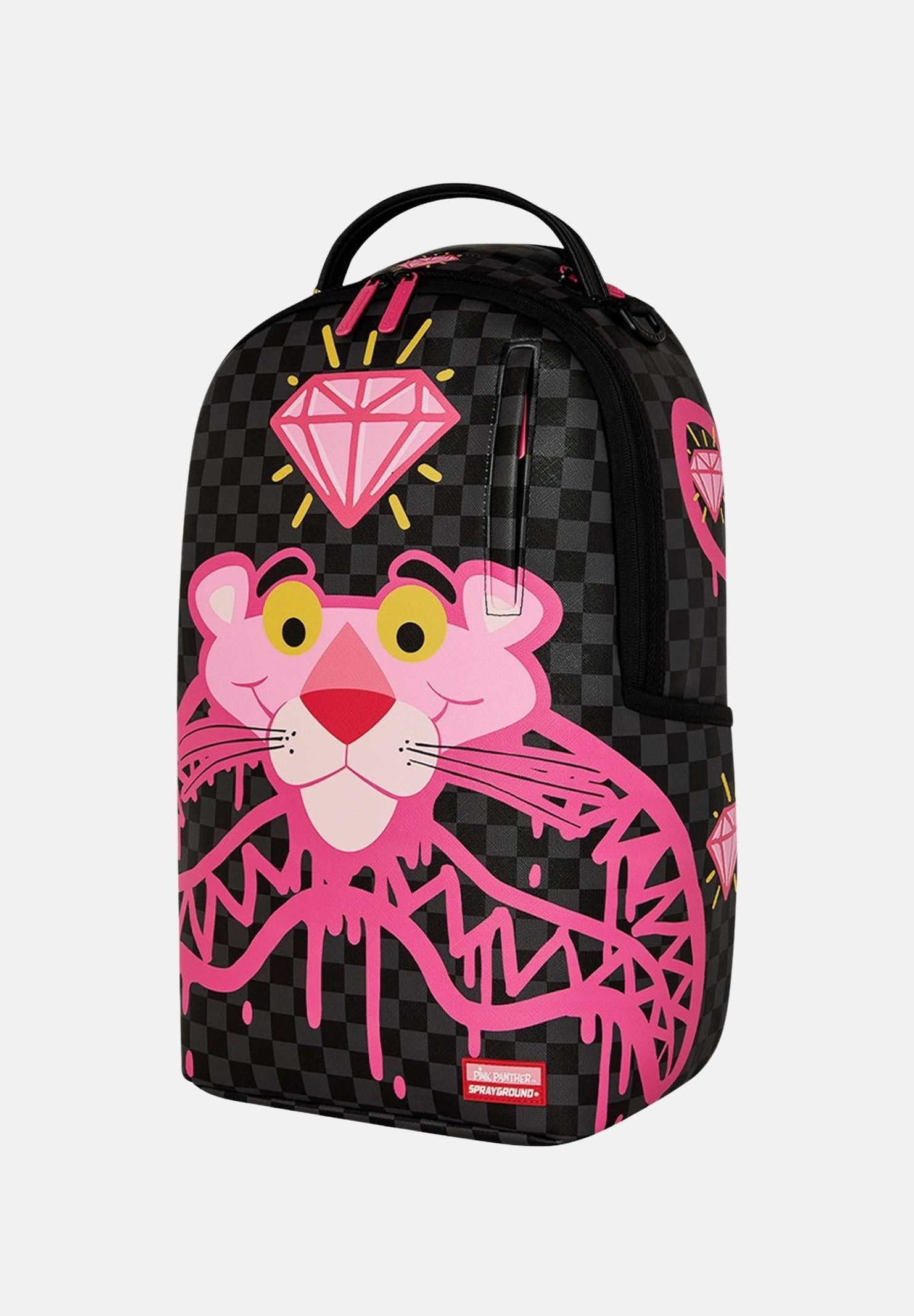 SPRAYGROUND Zaino PINK PANTHER DRIPPY DIAMONDS DLXSV nero per uomo e donna 910B8790NSZ . SPRAYGROUND