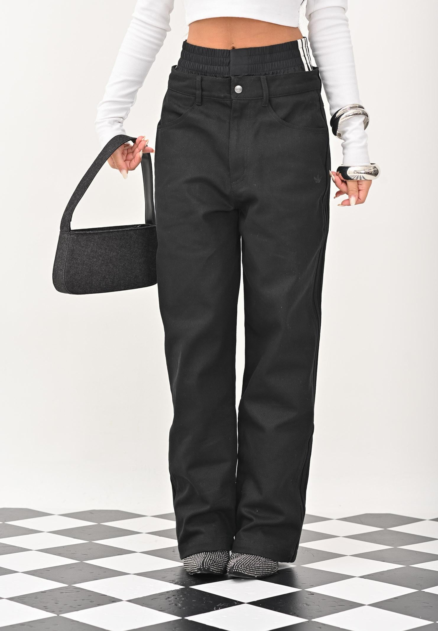 ADIDAS ORIGINALS Jeans Firebird Utility nero da donna JX7594 ADIDAS ORIGINALS