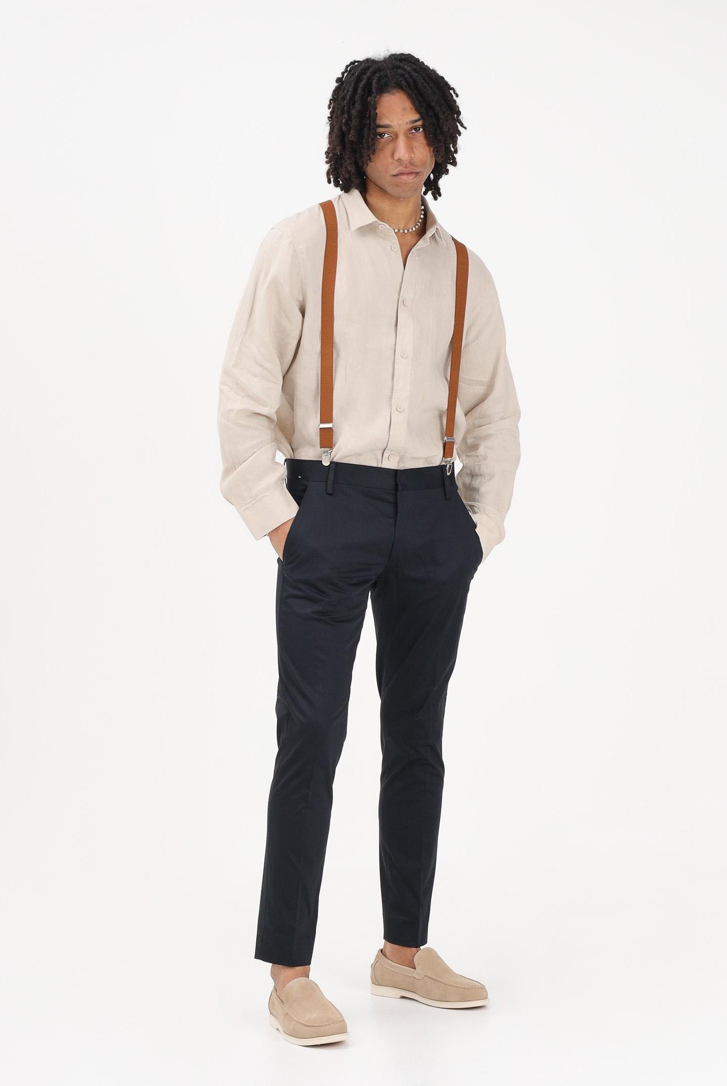 ENTRE AMIS Pantalone elegante blu da uomo P268188SENNA2436 4169 ENTRE AMIS