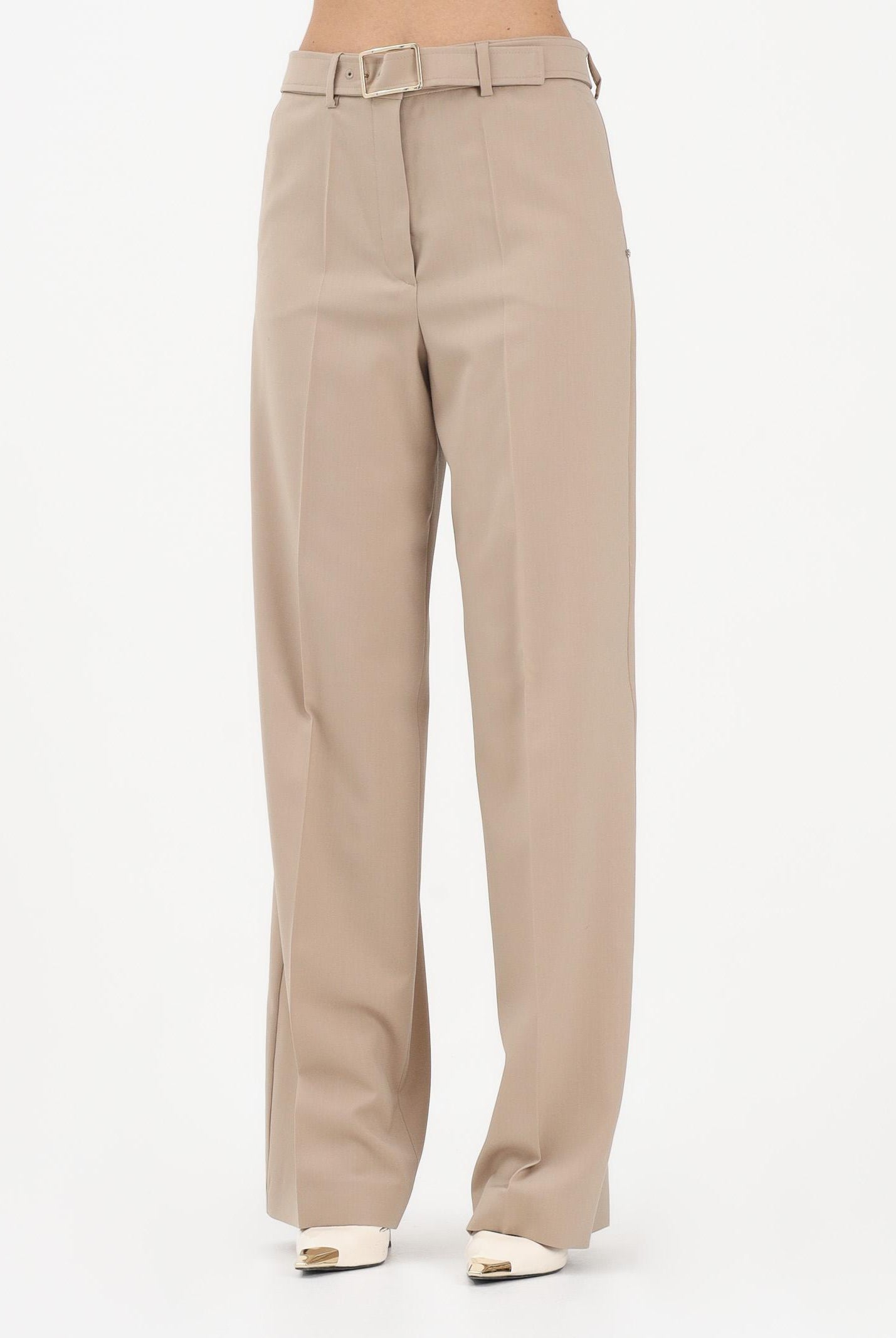 SPORTMAX Pantalone elegante SPXABITURO beige da donna 2612131041600 001 SPORTMAX