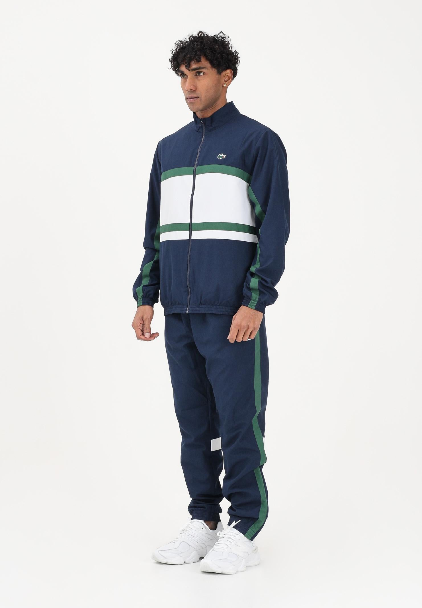 LACOSTE Tuta blu da uomo con stampa WH0226 525 LACOSTE