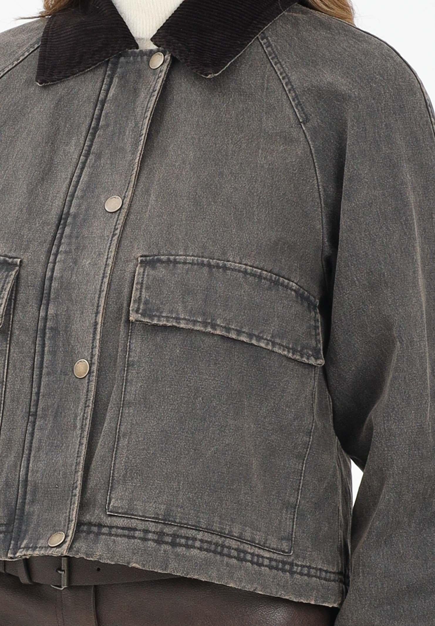 ONLY Giubbotto in denim scuro da donna 15350379 Raven ONLY