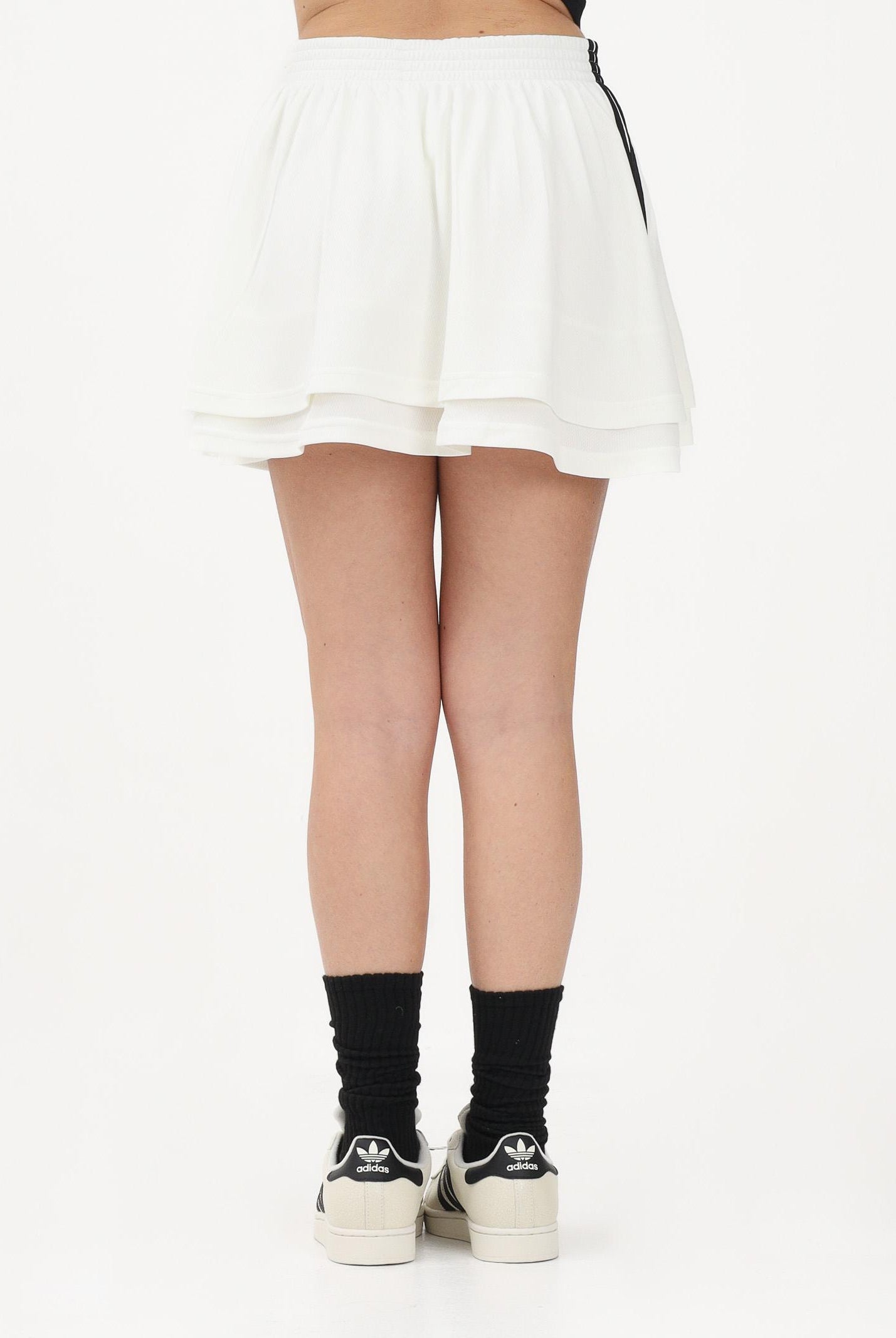 ADIDAS ORIGINALS Gonna corta HOUSE OF TIRO bianca da donna JY7634 . ADIDAS ORIGINALS