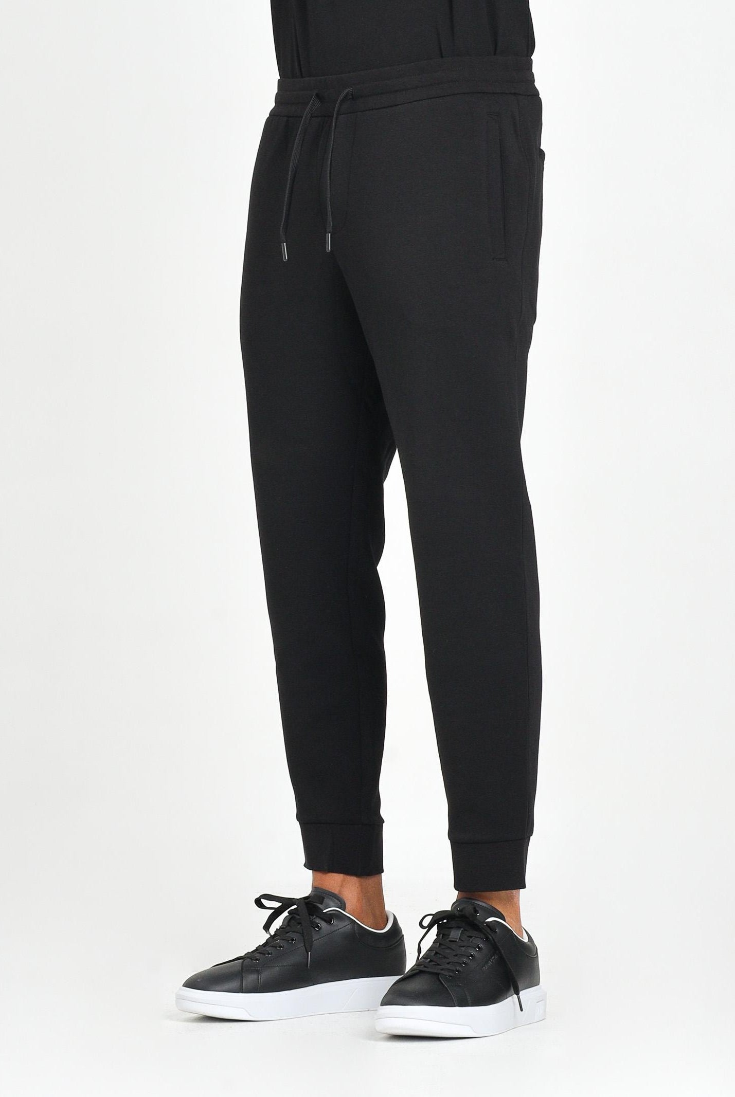 ARMANI EXCHANGE Pantalone sportivo nero da uomo con ricamo logo XM000373AF10818 UC001 ARMANI EXCHANGE