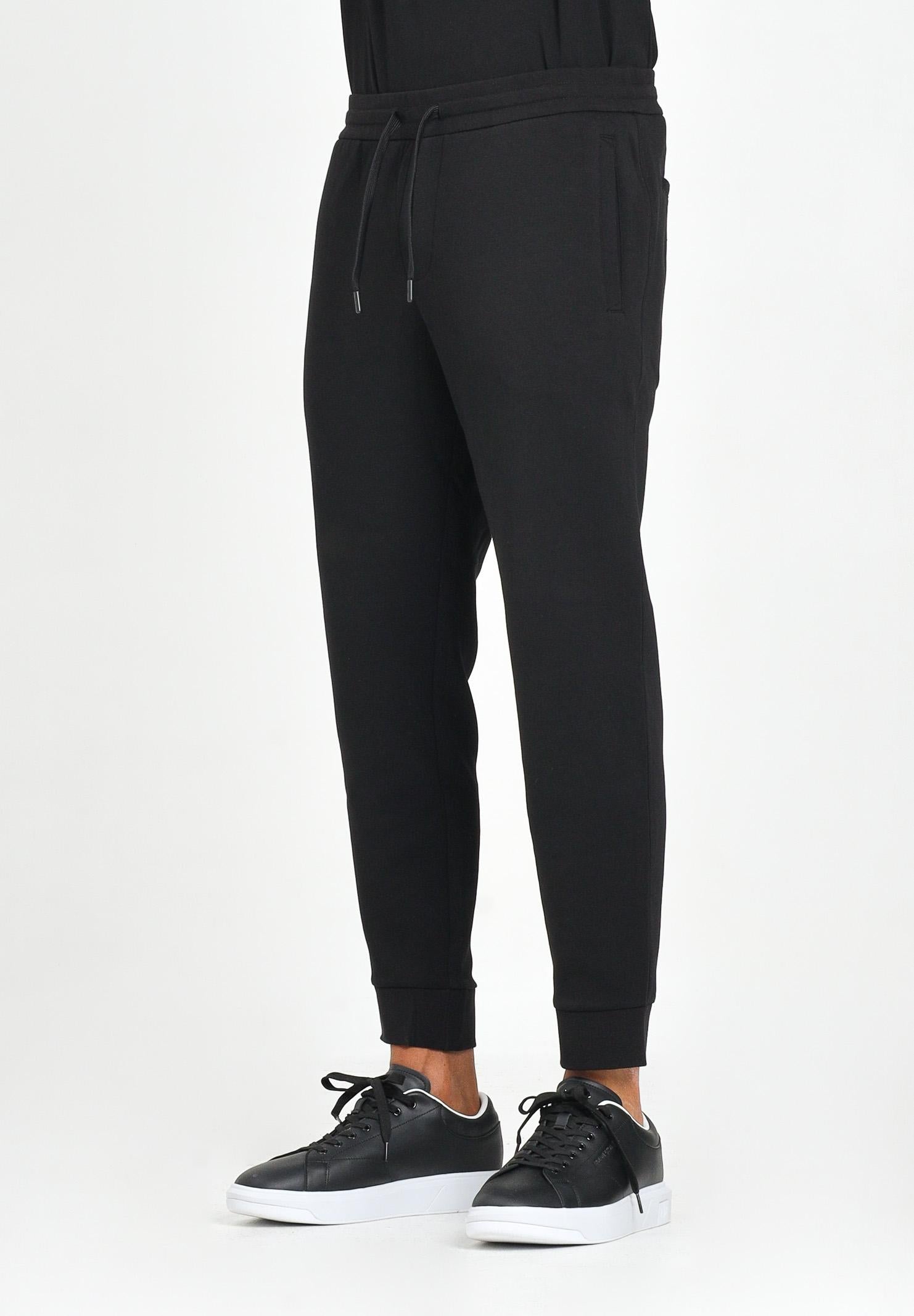 ARMANI EXCHANGE Pantalone sportivo nero da uomo con ricamo logo XM000373AF10818 UC001 ARMANI EXCHANGE