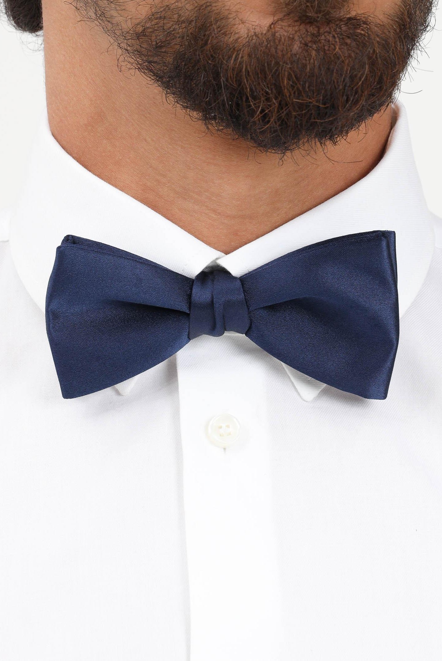 Papillon in seta blu da uomo 1282/2P LANVIN