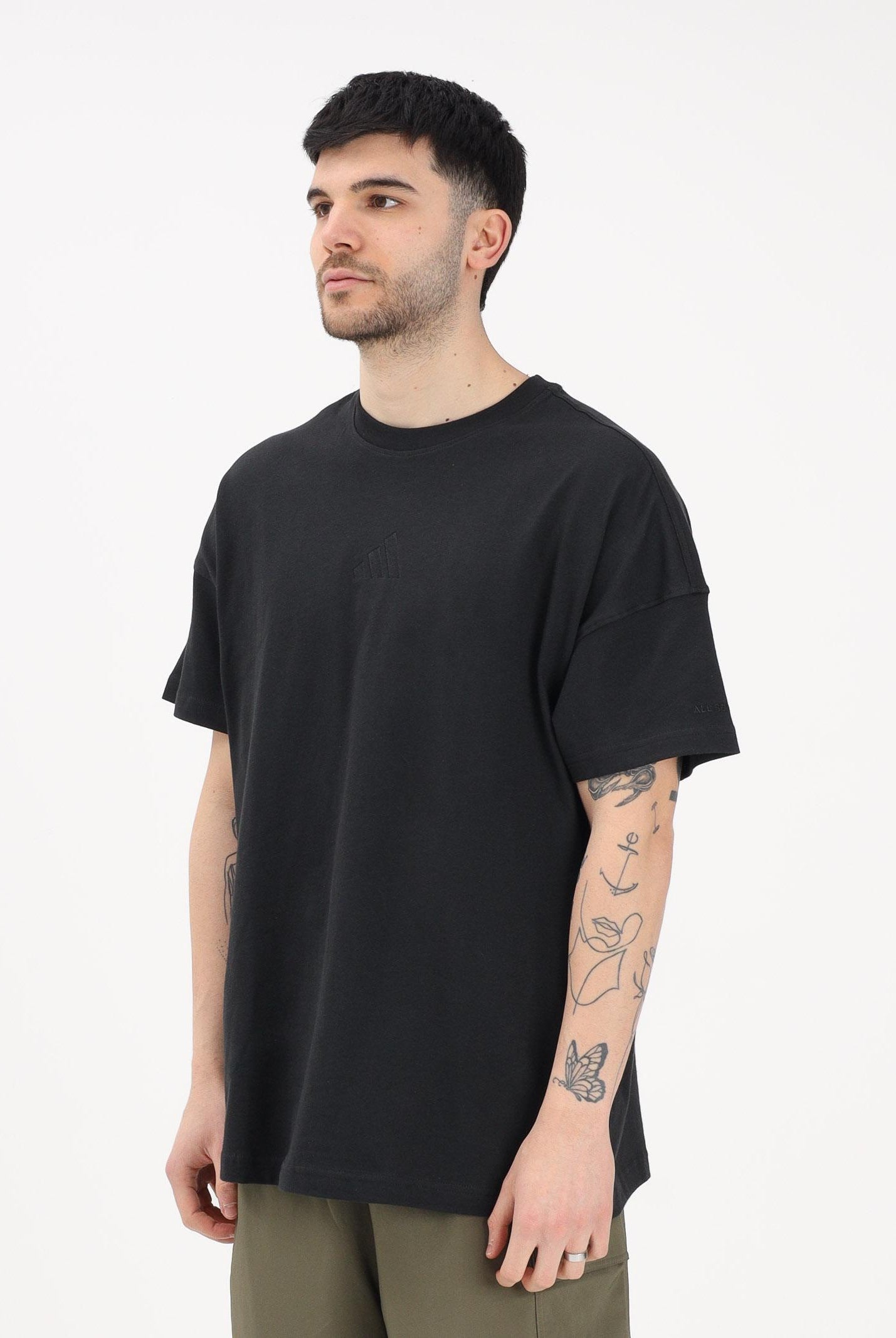ADIDAS PERFORMANCE T-shirt a manica corta ALL SZN nera da uomo IY4150 . ADIDAS PERFORMANCE