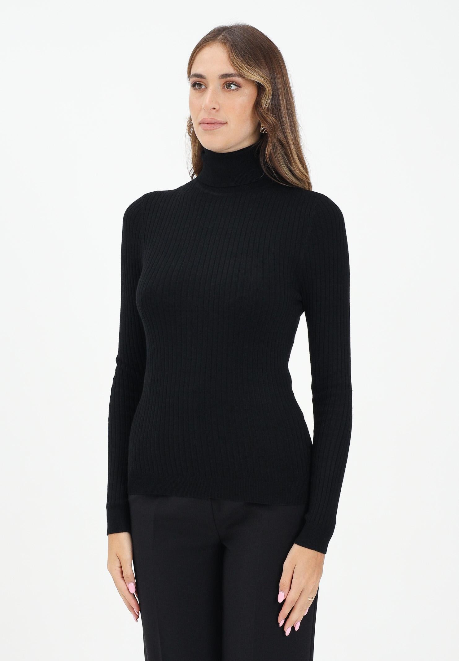 ONLY Maglioncino a collo alto nero da donna 15165075 Black ONLY