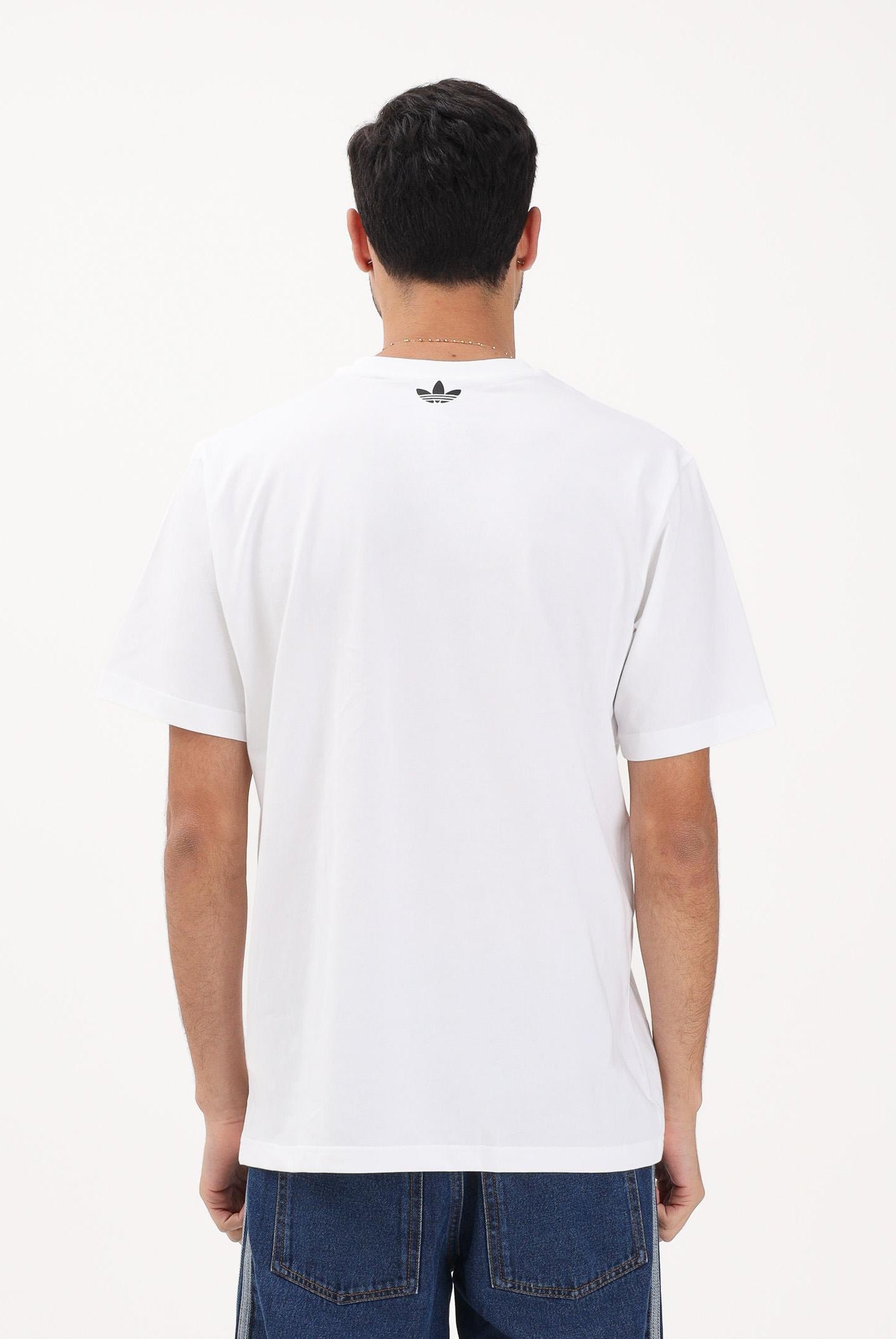 ADIDAS ORIGINALS T-shirt a manica corta Archive Anime Football bianca da uomo KD3826 . ADIDAS ORIGINALS