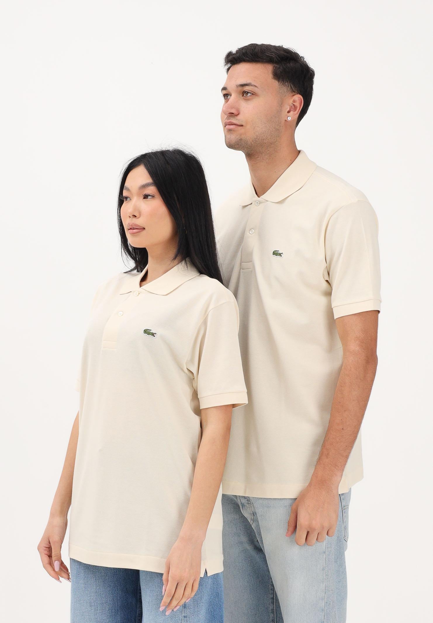 LACOSTE Polo panna per uomo e donna con patch logo coccodirllo 1212 056 LACOSTE