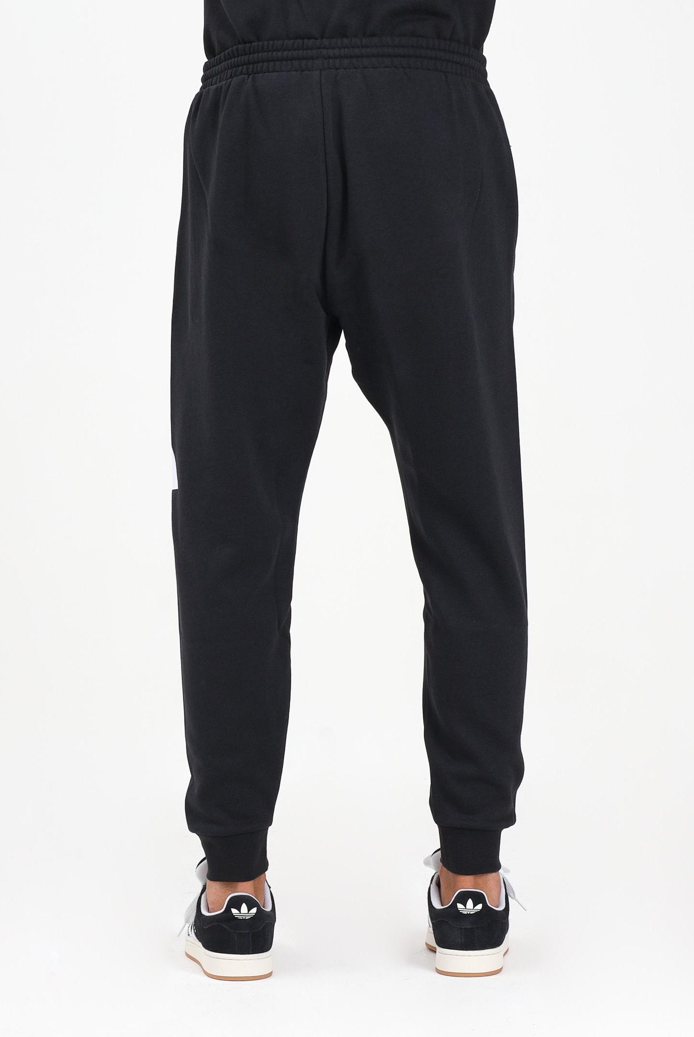 ADIDAS PERFORMANCE Pantalone sportivo Essentials Big Logo Cuffed Fleece nero da uomo IN6147 . ADIDAS PERFORMANCE