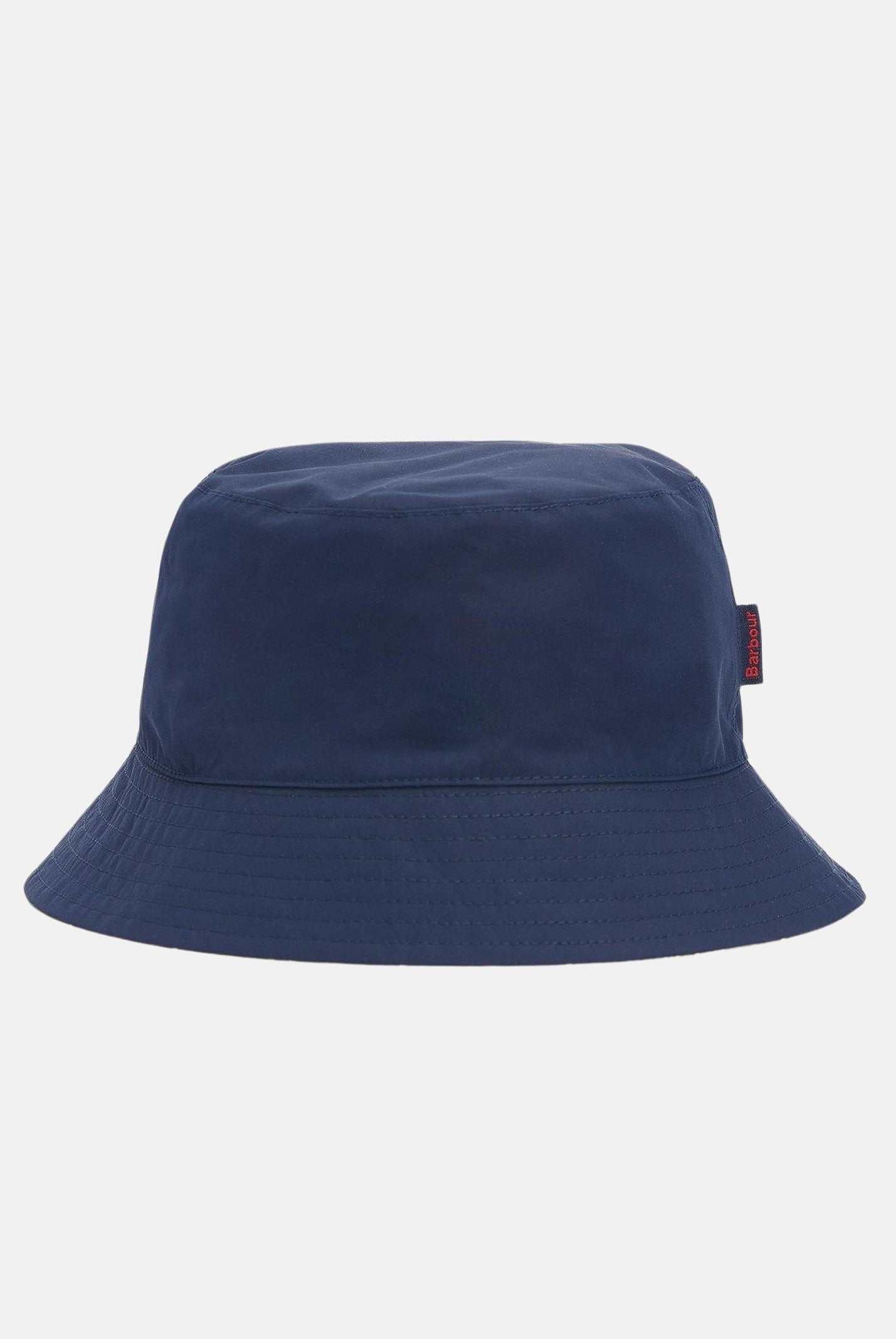 BARBOUR Bucket reversibile blu e tartan per uomo e donna 241-MHA0839 NY52 BARBOUR