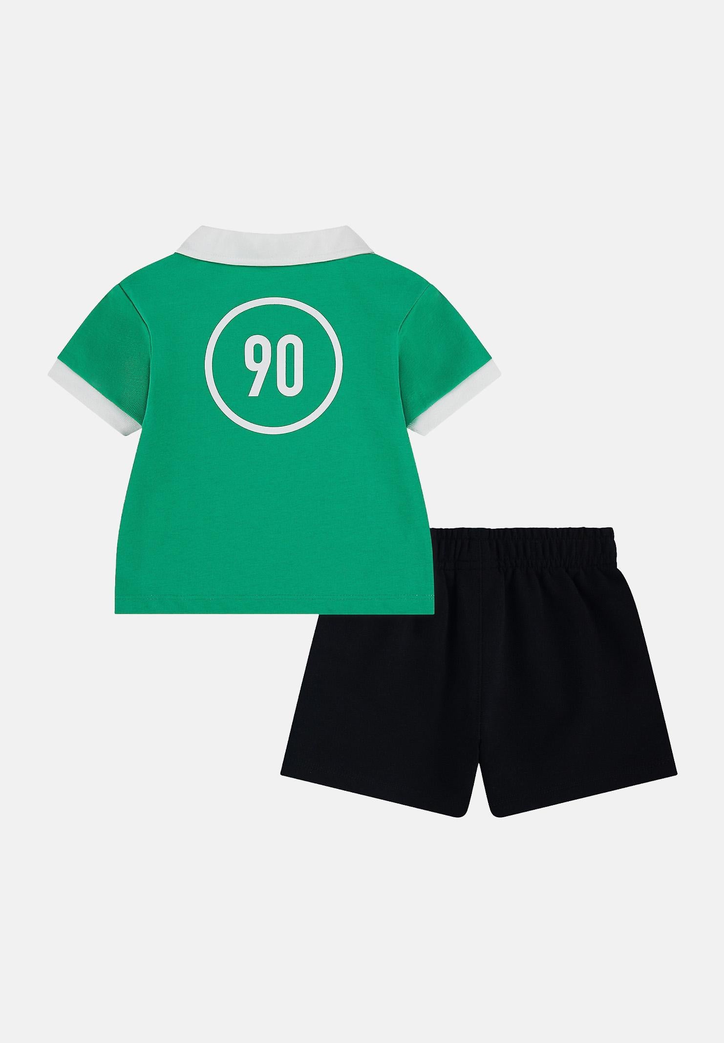 NIKE Completino Goal Mode verde e nero da neonato 66N939 023 NIKE