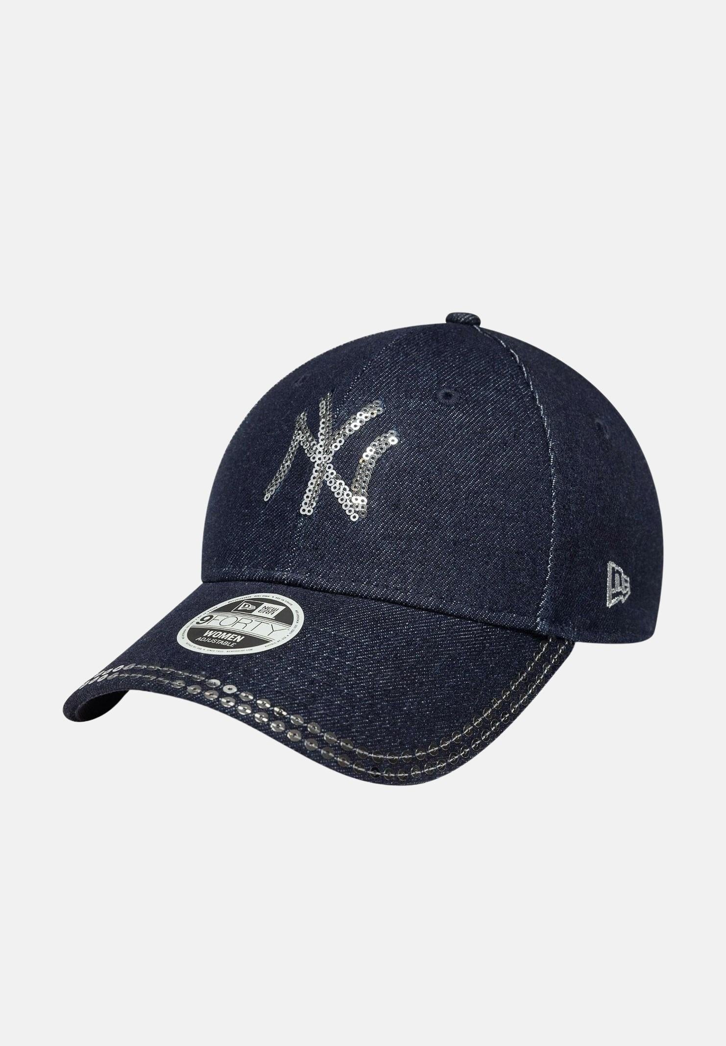NEW ERA Cappello con visiera 9FORTY New York Yankees MLB in denim blu da donna 60758945 . NEW ERA