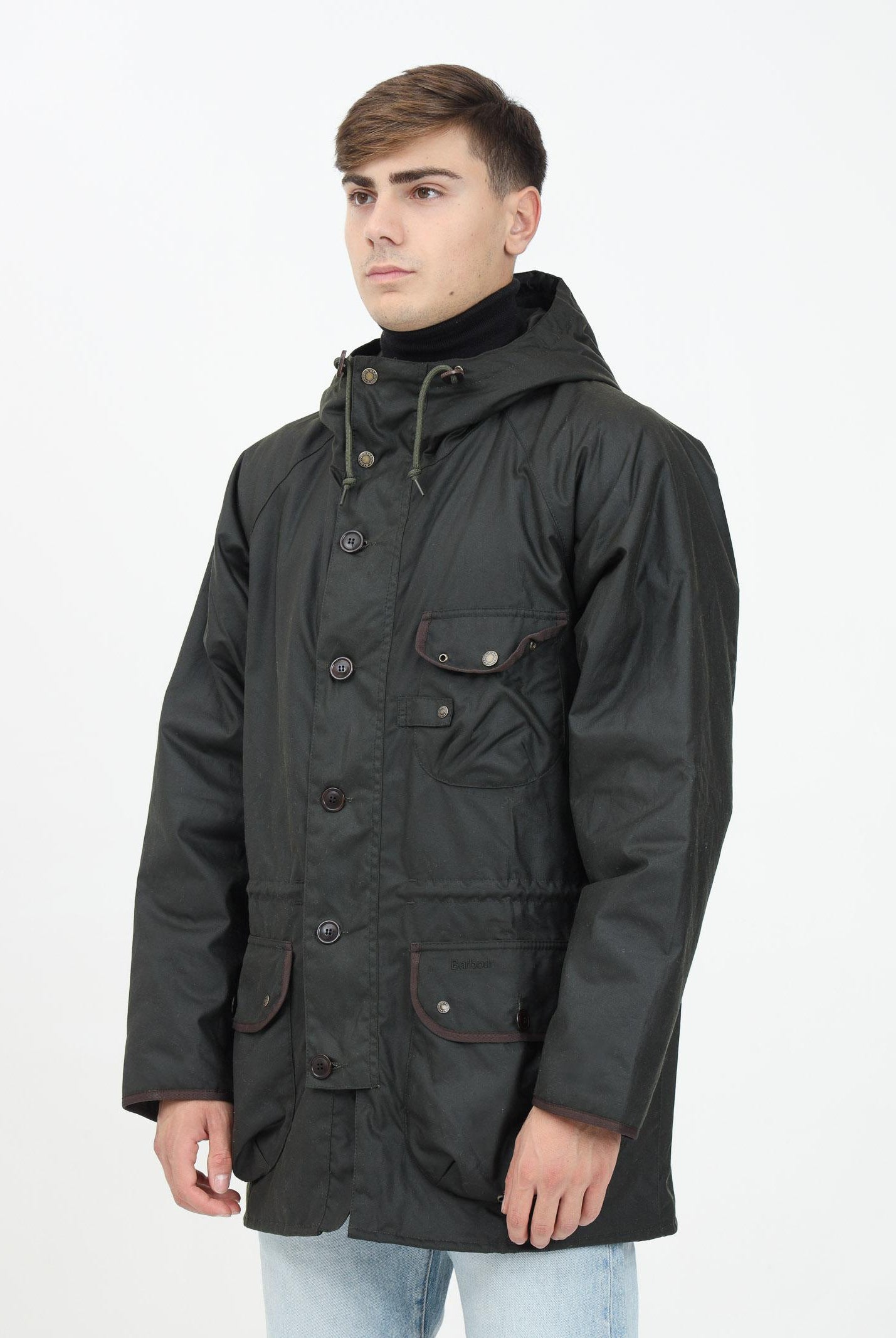 BARBOUR Parka Field felce da uomo 242-MWX2349MWX OL52 BARBOUR