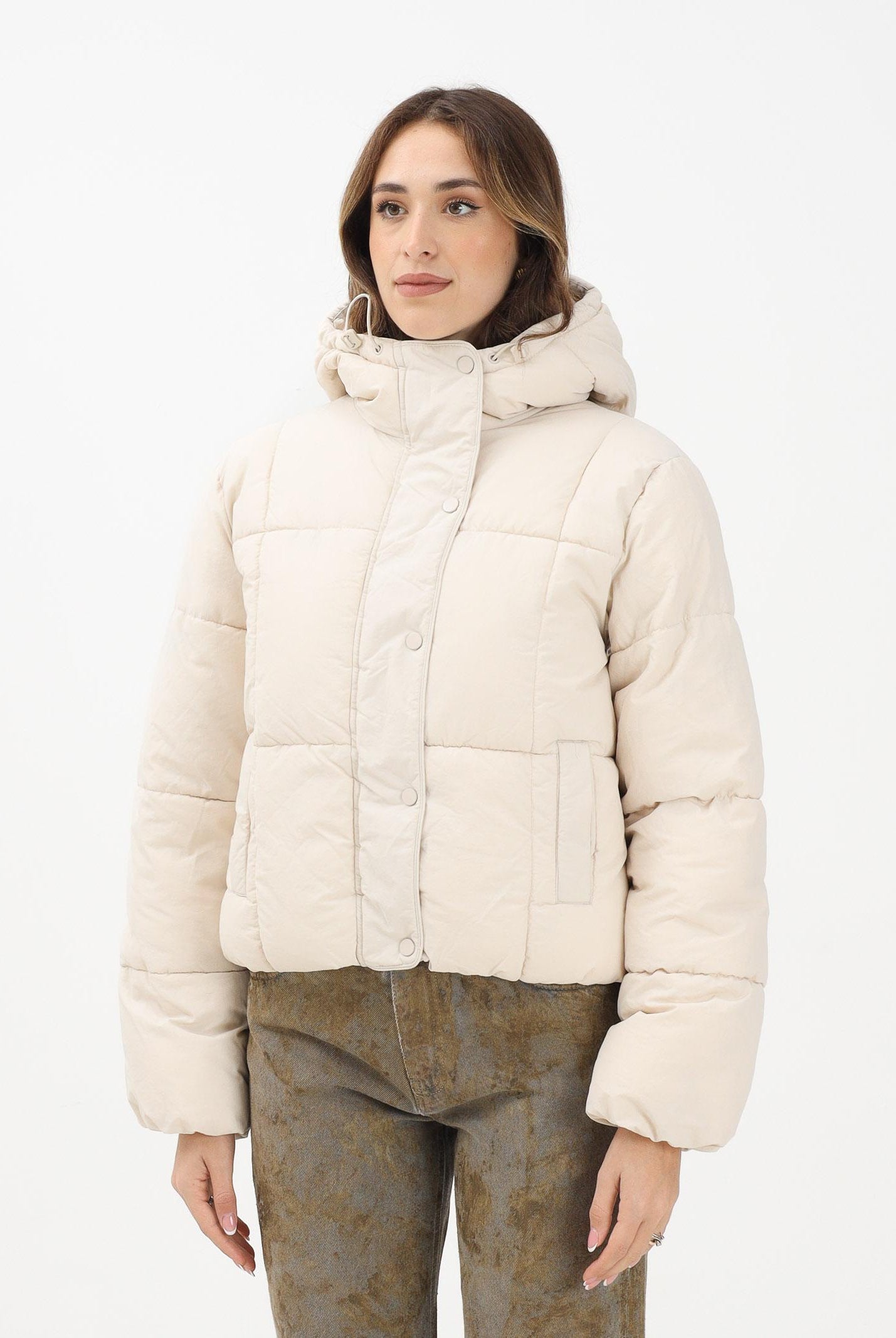 JDY Piumino panna da donna 15353998 Moonbeam JDY