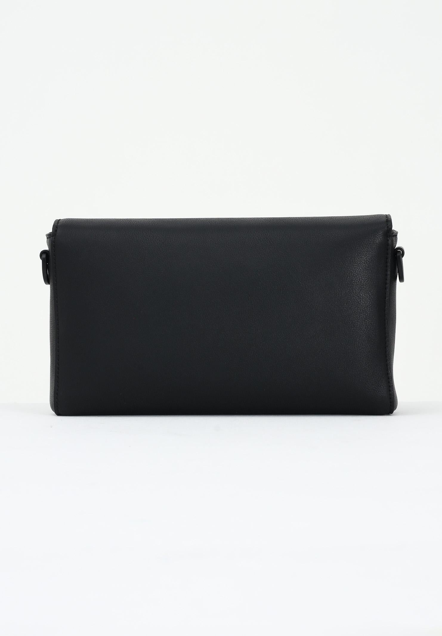 ARMANI EXCHANGE Borsa a tracolla nera da donna con patta magnetica logata XM001643AF17209 UC001 ARMANI EXCHANGE