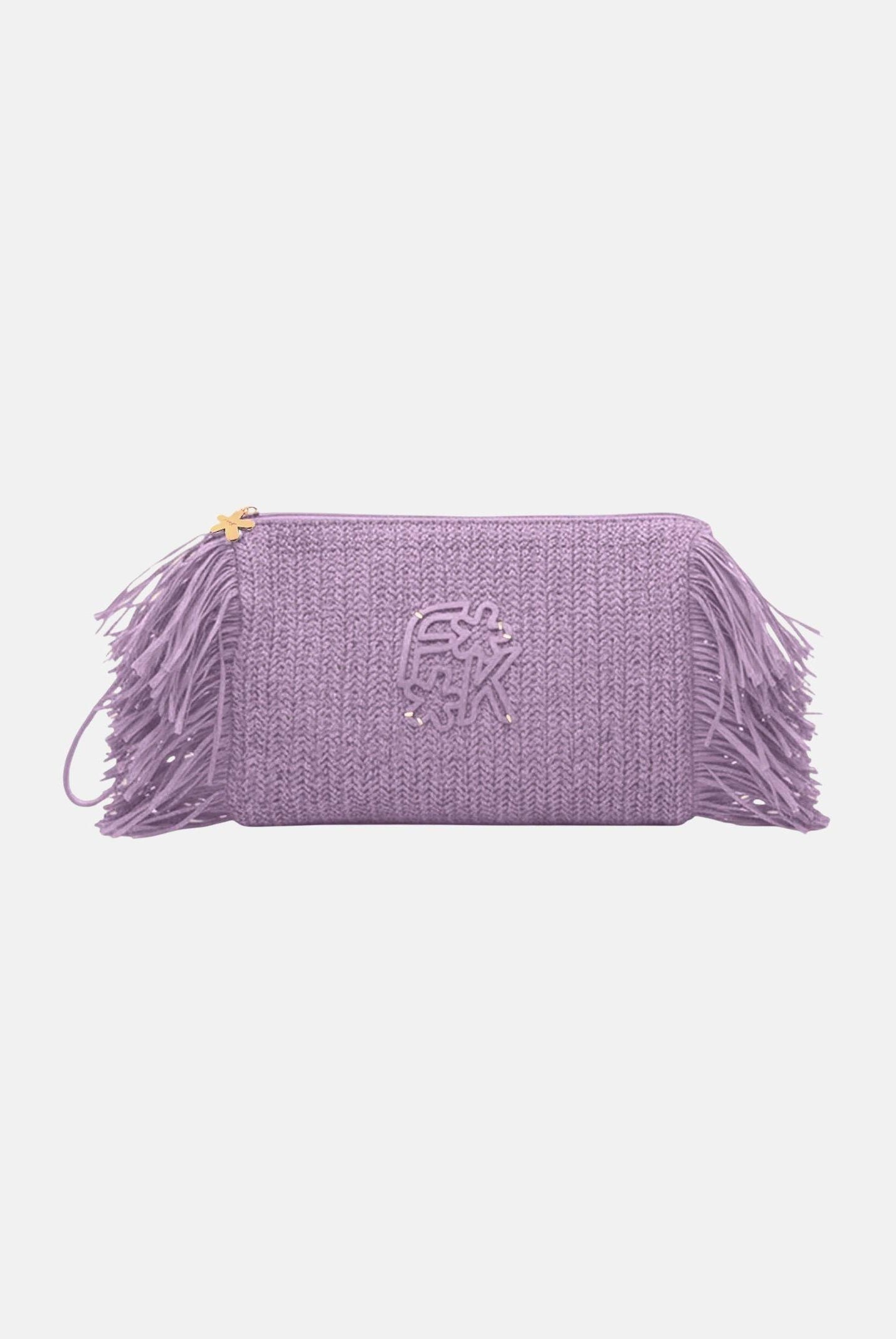 F**K Pochette in rafia lilla da donna FA26-SW0050LC . F**K
