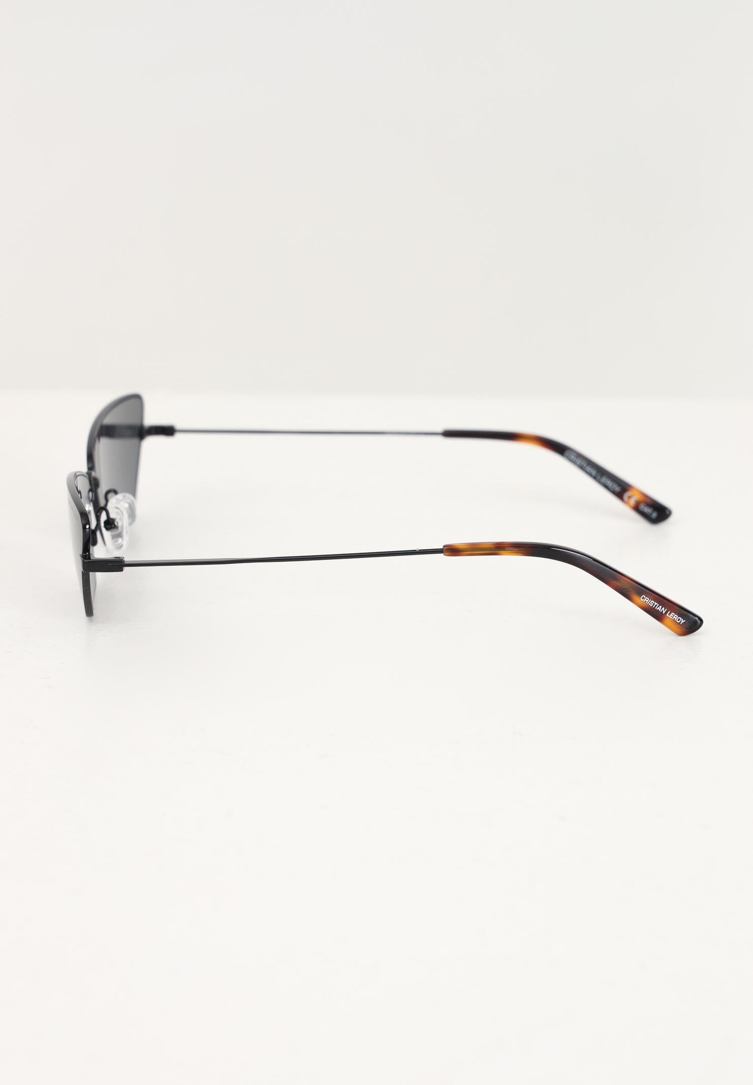 Occhiali da sole neri da donna con montatura a gatto 2147 01 CRISTIAN LEROY