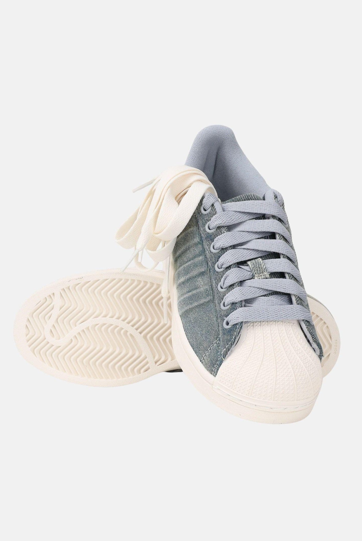 ADIDAS ORIGINALS Sneakers SUPERSTAR II in denim per uomo e donna IH9246 . ADIDAS ORIGINALS