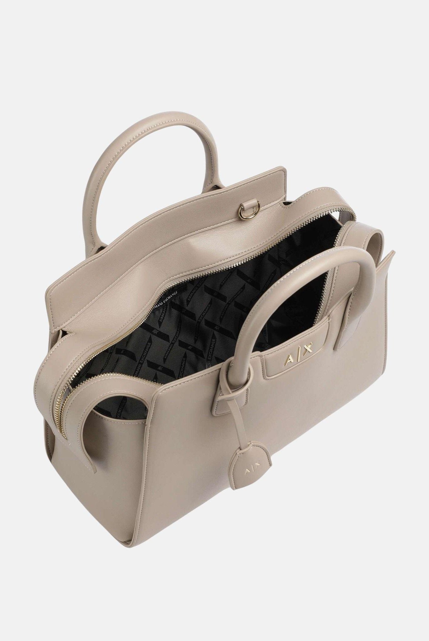 ARMANI EXCHANGE Borsa a mano beige da donna con logo XW002158AF19892 U6223 ARMANI EXCHANGE