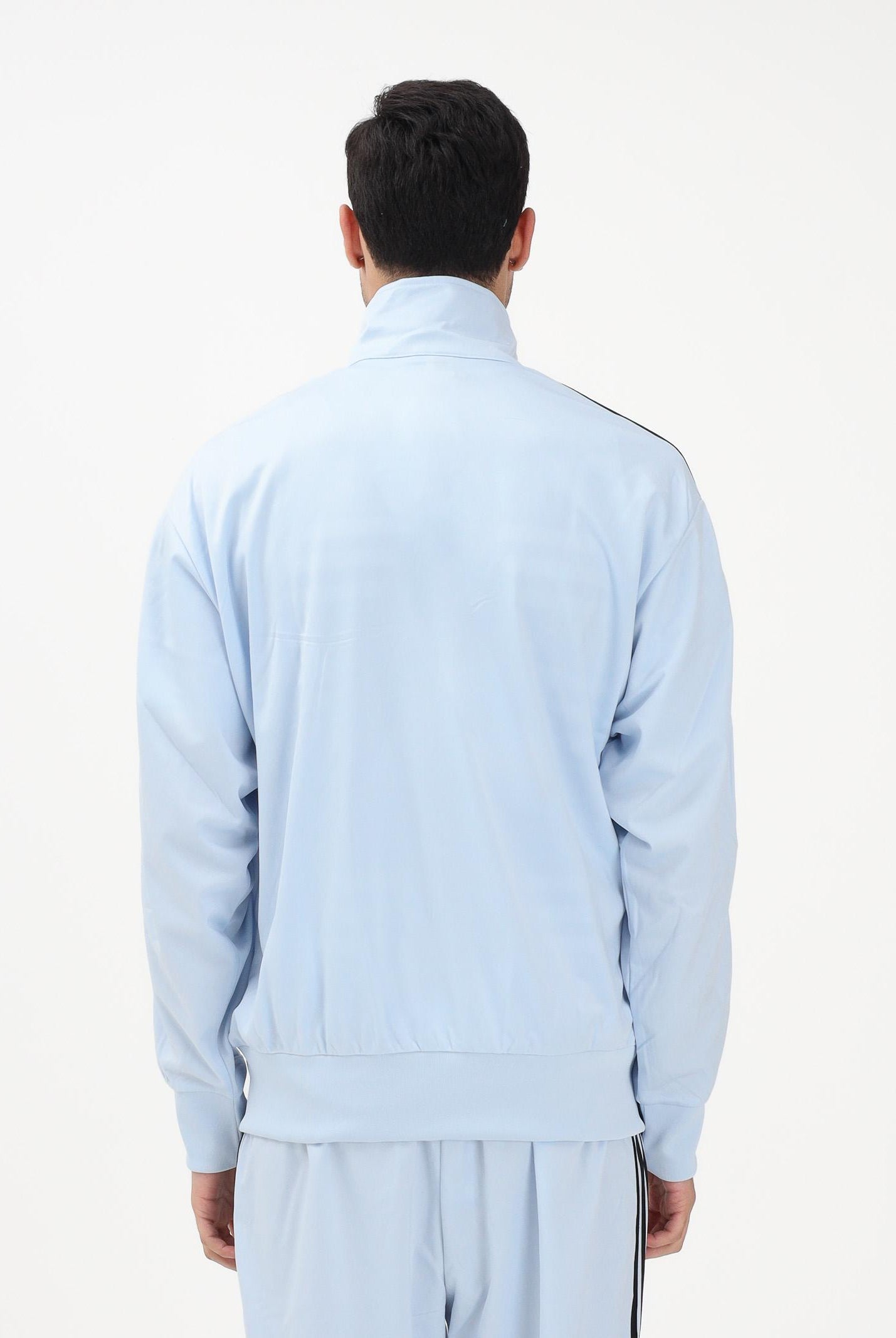 ADIDAS ORIGINALS Felpa con zip Firebird azzurra da uomo KC7997 . ADIDAS ORIGINALS