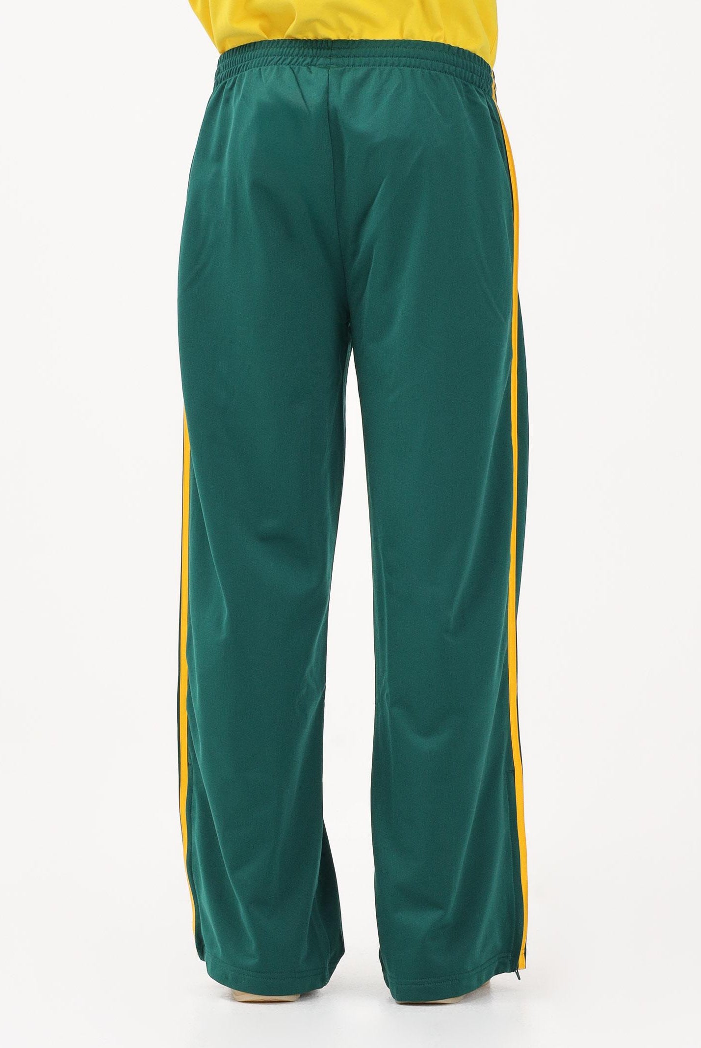 ADIDAS ORIGINALS Pantalone sportivo FIREBIRD LOOSE verde e giallo da uomo KG3707 . ADIDAS ORIGINALS