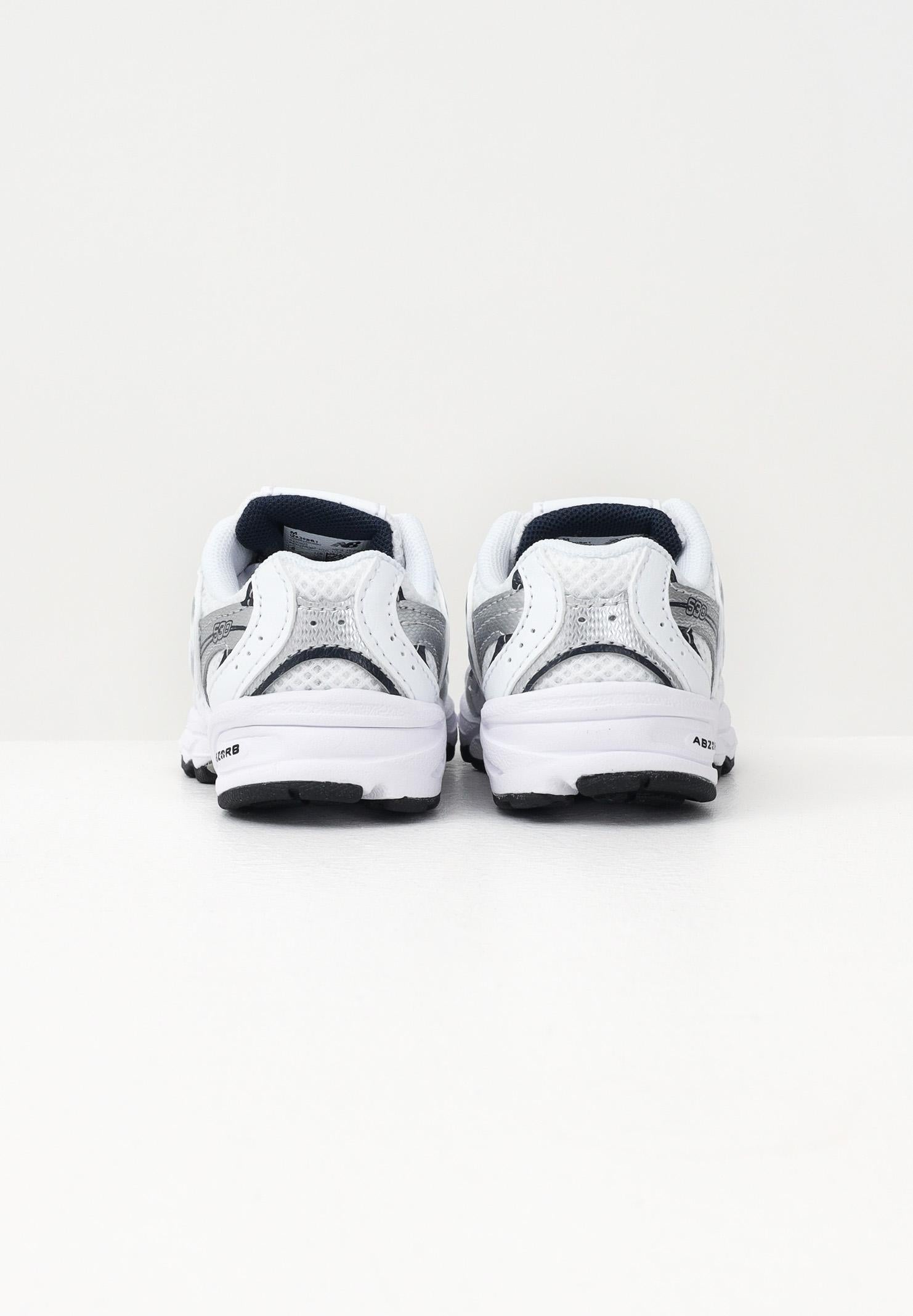 NEW BALANCE Sneakers 530 Bungee bianche da neonato IZ530SB1 NEW BALANCE
