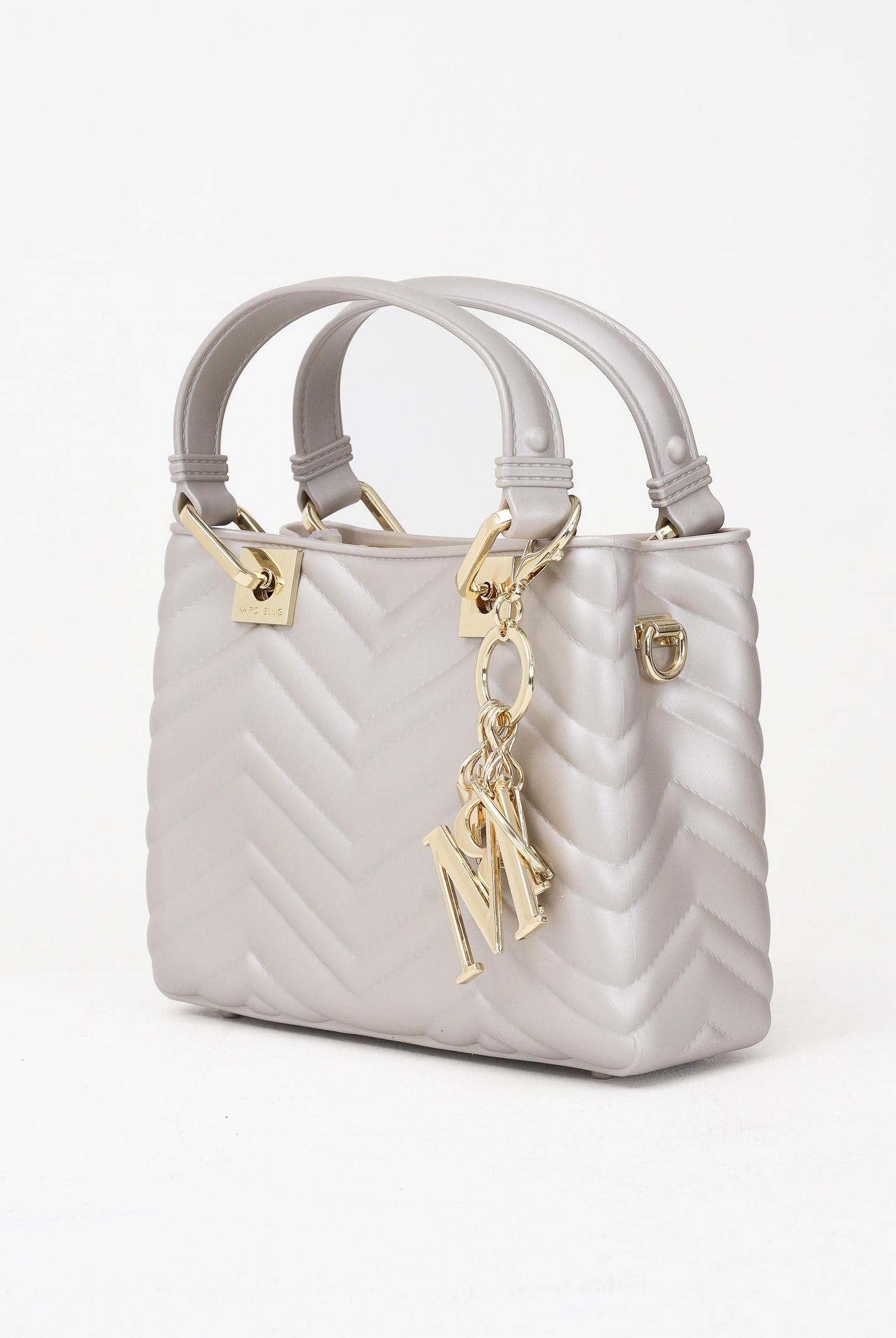 MARC ELLIS Borsa a mano Flat Krissy S grigio perla da donna FLAT-KRISSY-S-WAVE25 TALIGO MARC ELLIS